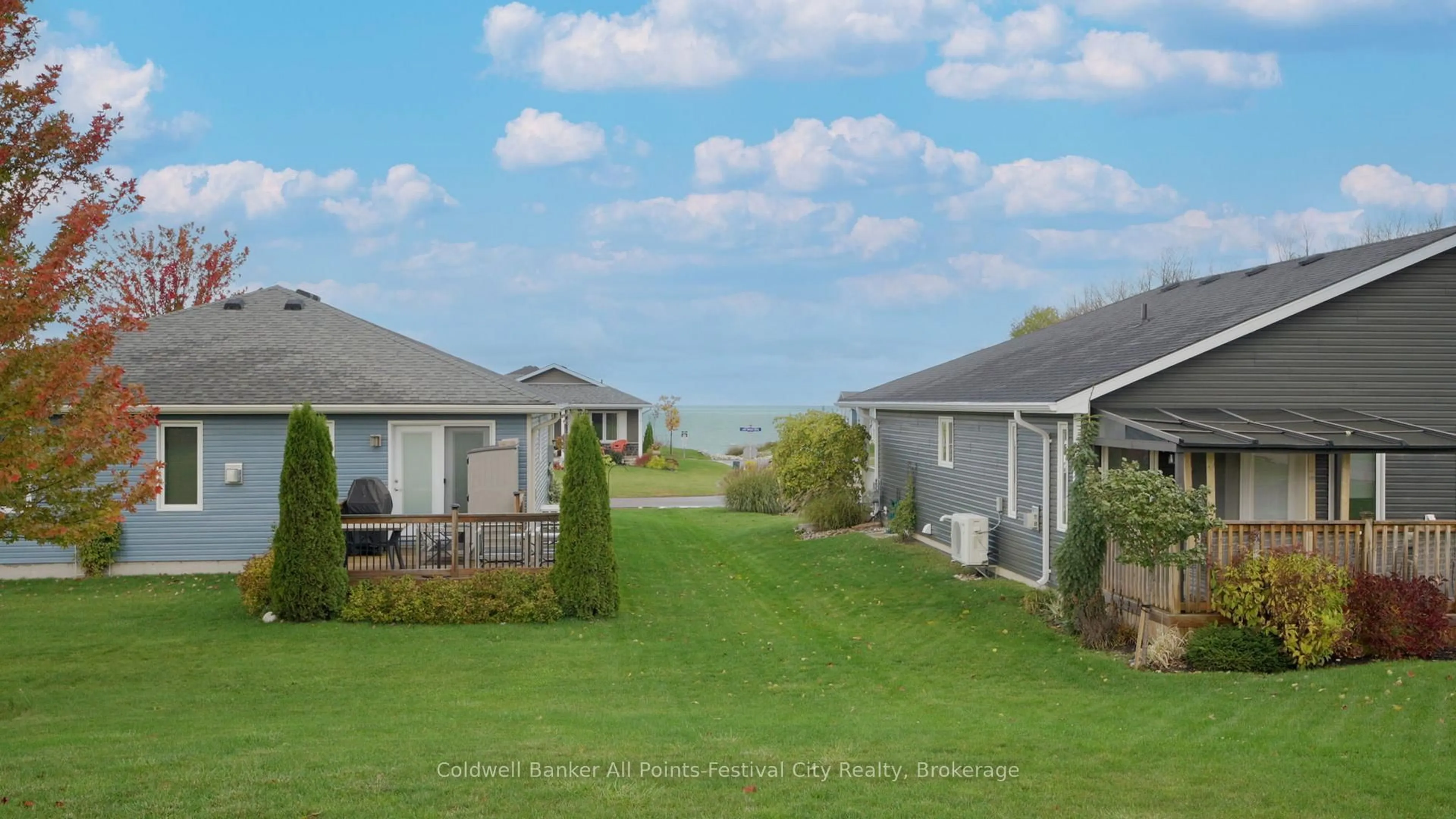 A pic from outside/outdoor area/front of a property/back of a property/a pic from drone, water/lake/river/ocean view for 17 Huron Heights Dr, Ashfield-Colborne-Wawanosh Ontario N7A 0B1