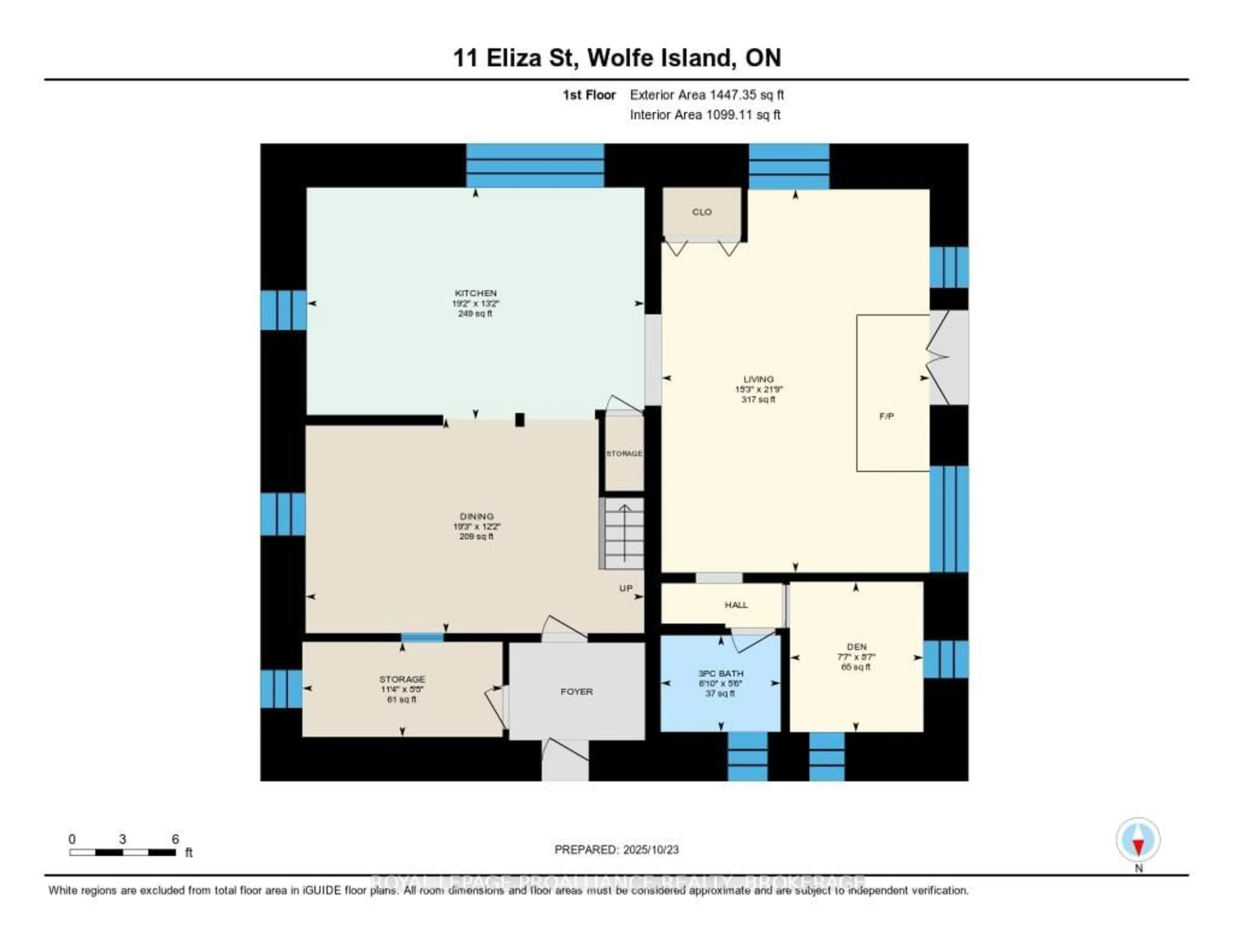 Floor plan for 11 Eliza St, Wolfe Island Ontario K0H 2Y0
