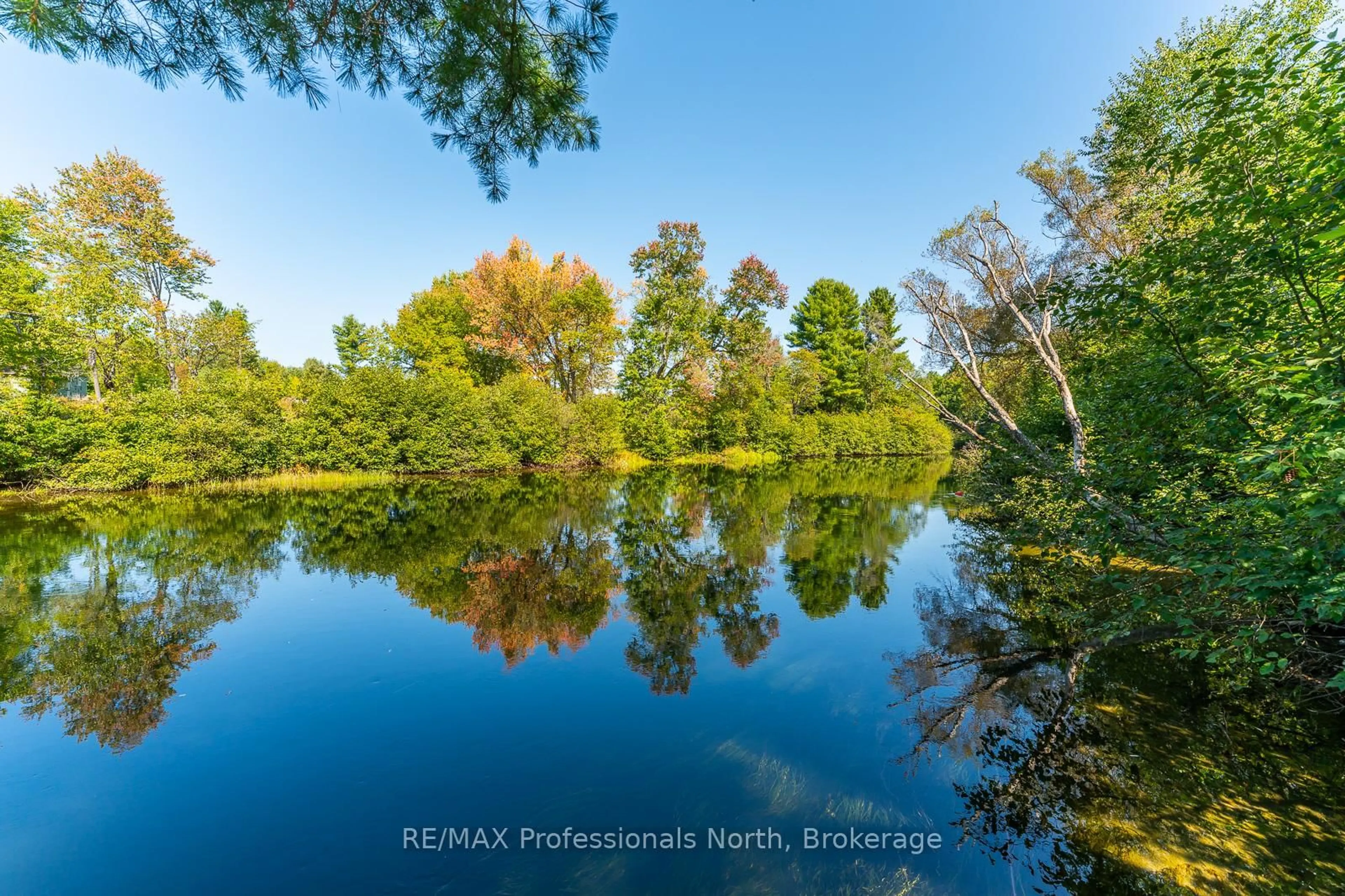 A pic from outside/outdoor area/front of a property/back of a property/a pic from drone, water/lake/river/ocean view for 1029 LOYALIST Dr, Minden Hills Ontario K0M 2K0