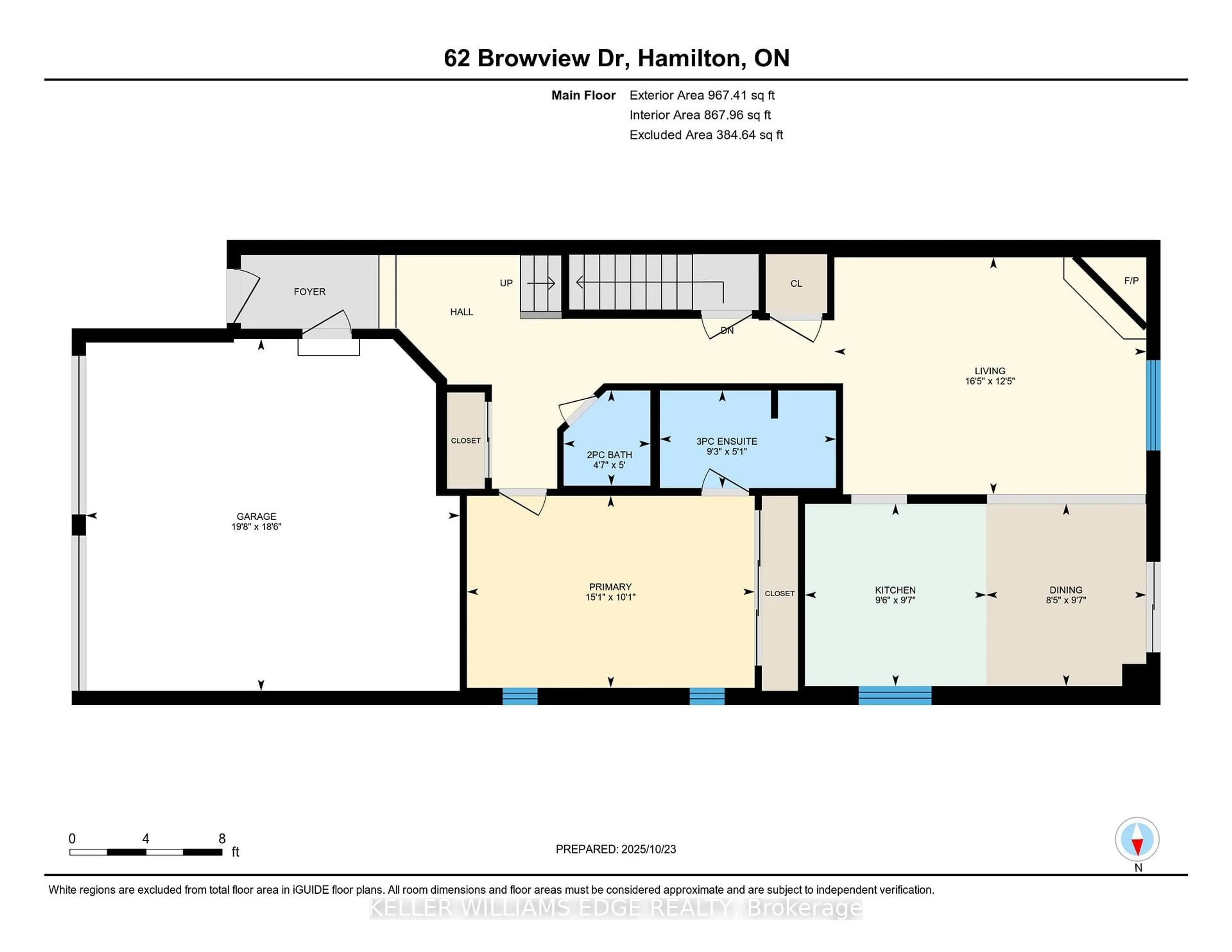 Floor plan for 62 Browview Dr, Hamilton Ontario L1B 1L9
