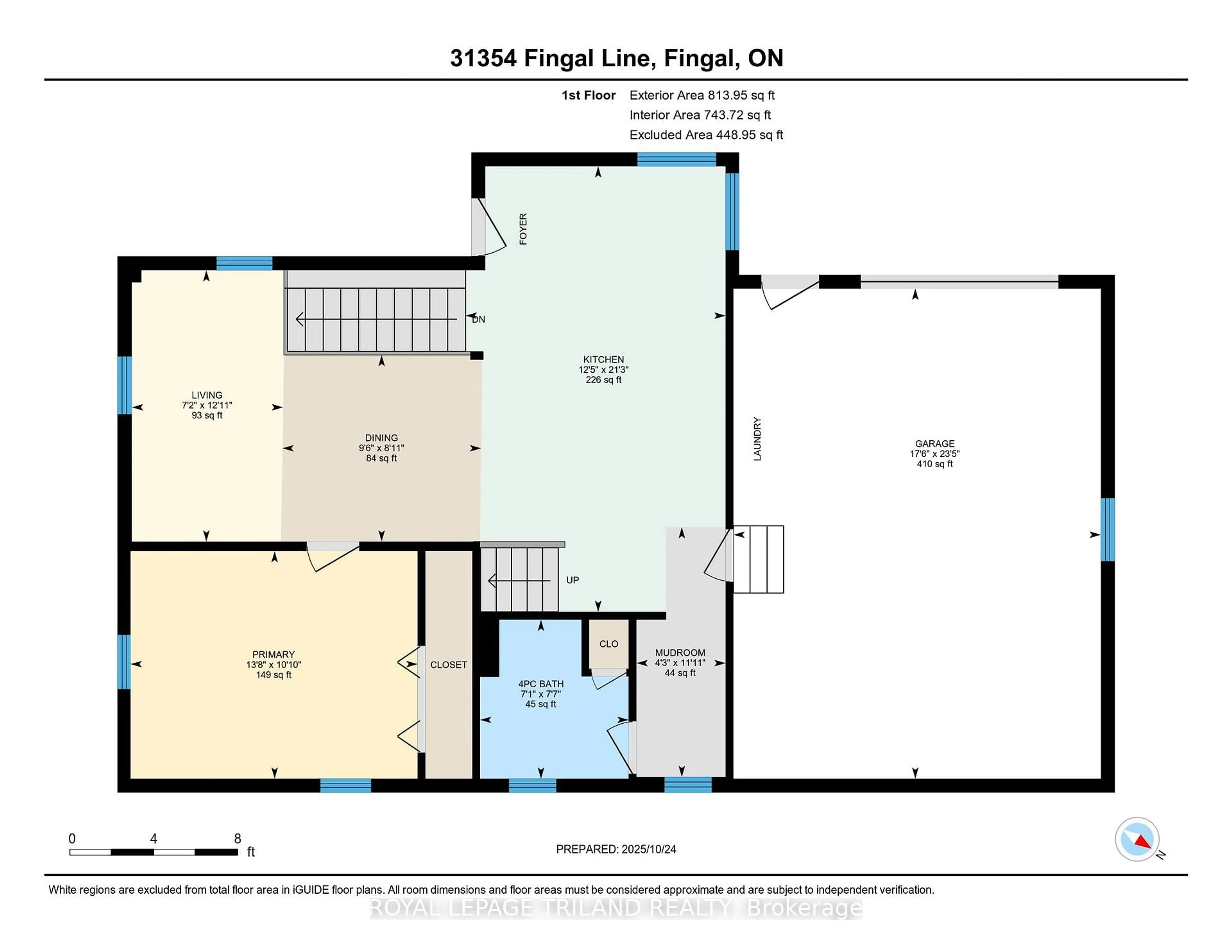Floor plan for 31354 Fingal Line, Dutton/Dunwich Ontario N0L 1K0