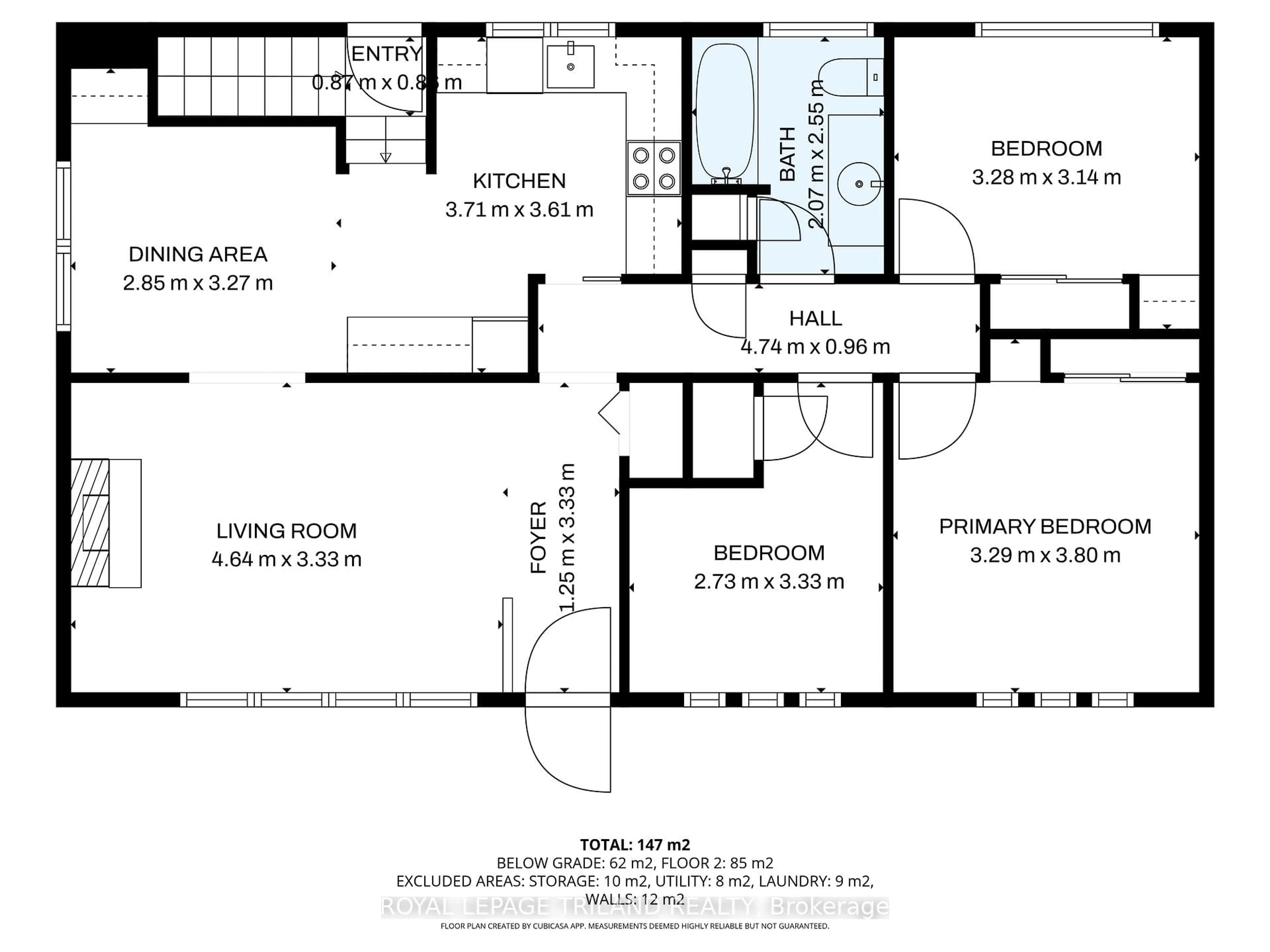 Floor plan for 97 Goldwick Cres, London East Ontario N5V 2K9