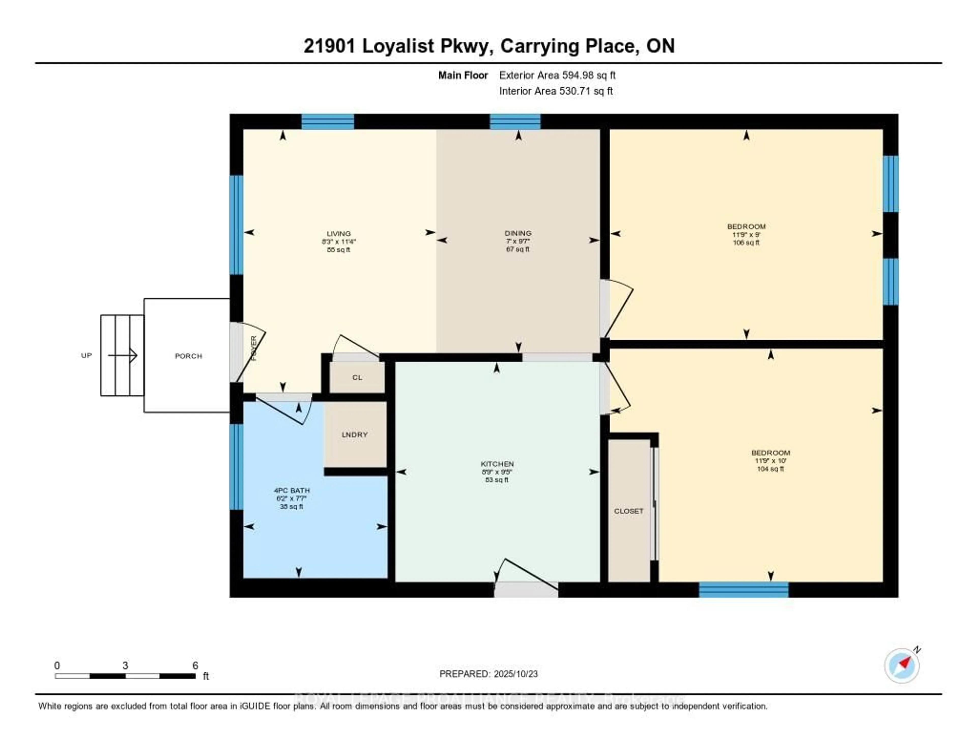 Floor plan for 21901 Loyalist Pkwy, Quinte West Ontario K0K 1L0