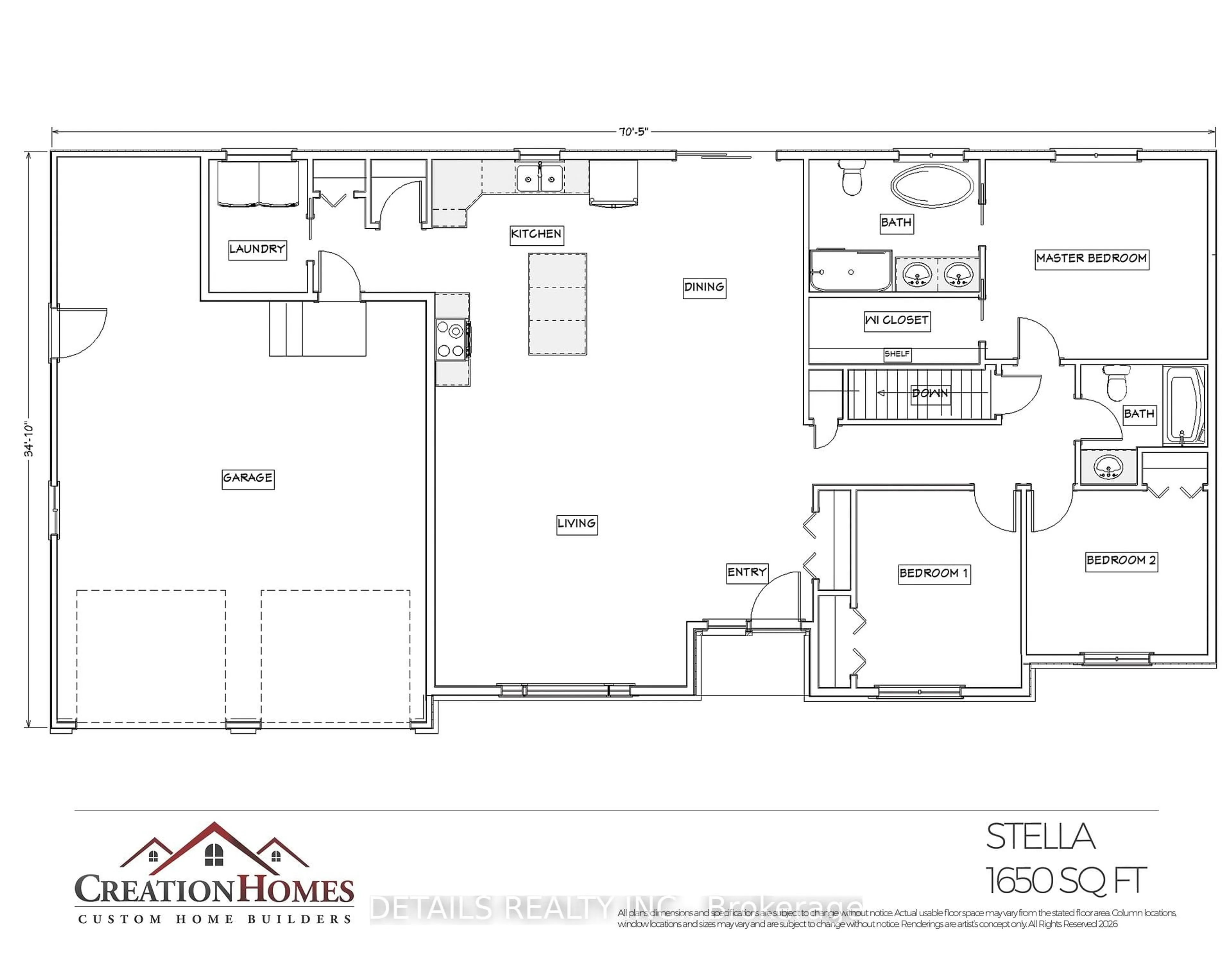 Floor plan for 47 Nadine St, Clarence-Rockland Ontario K0A 1E0
