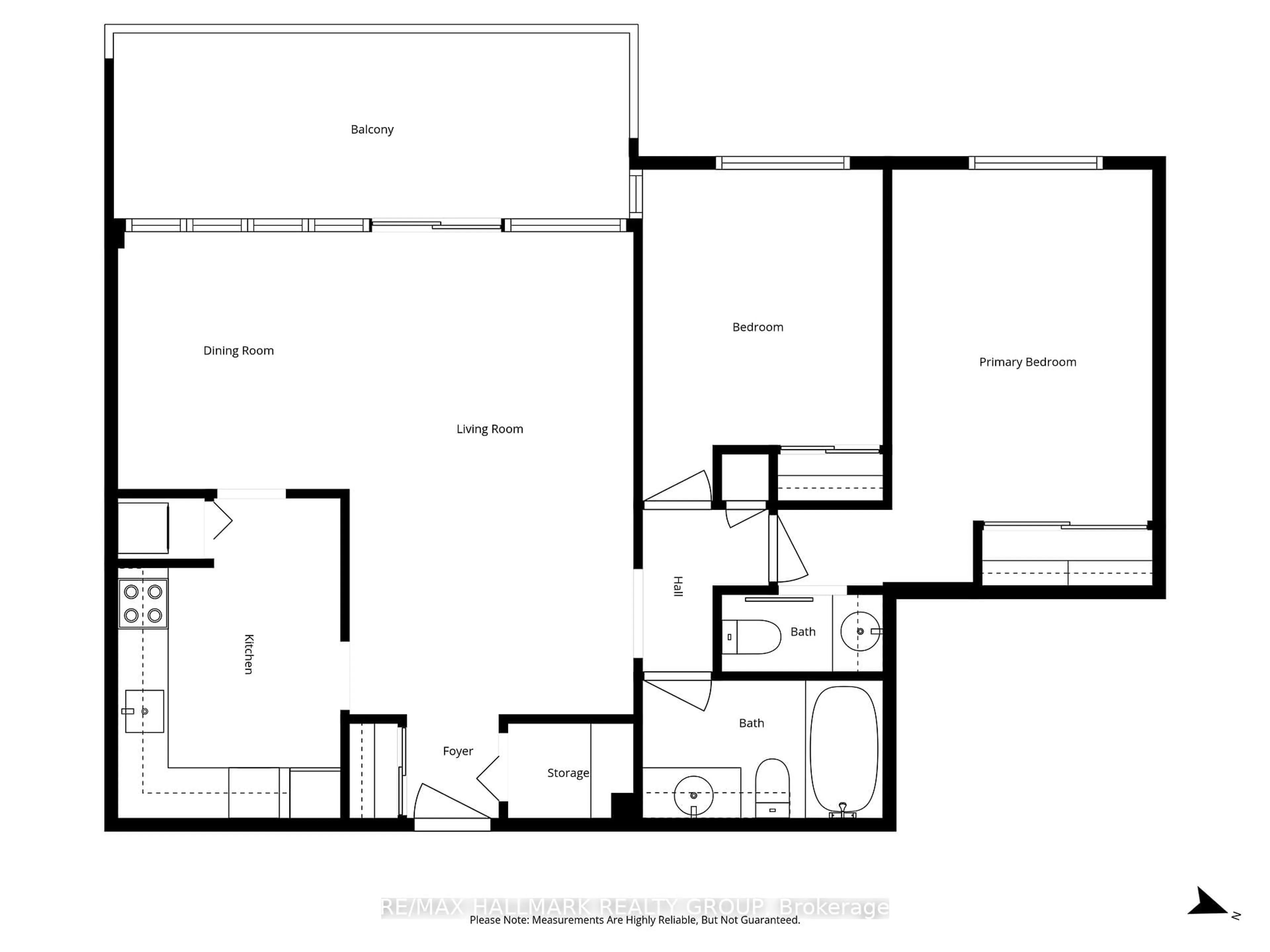 Floor plan for 1195 Richmond Rd #1702, Ottawa Ontario K2B 8E4