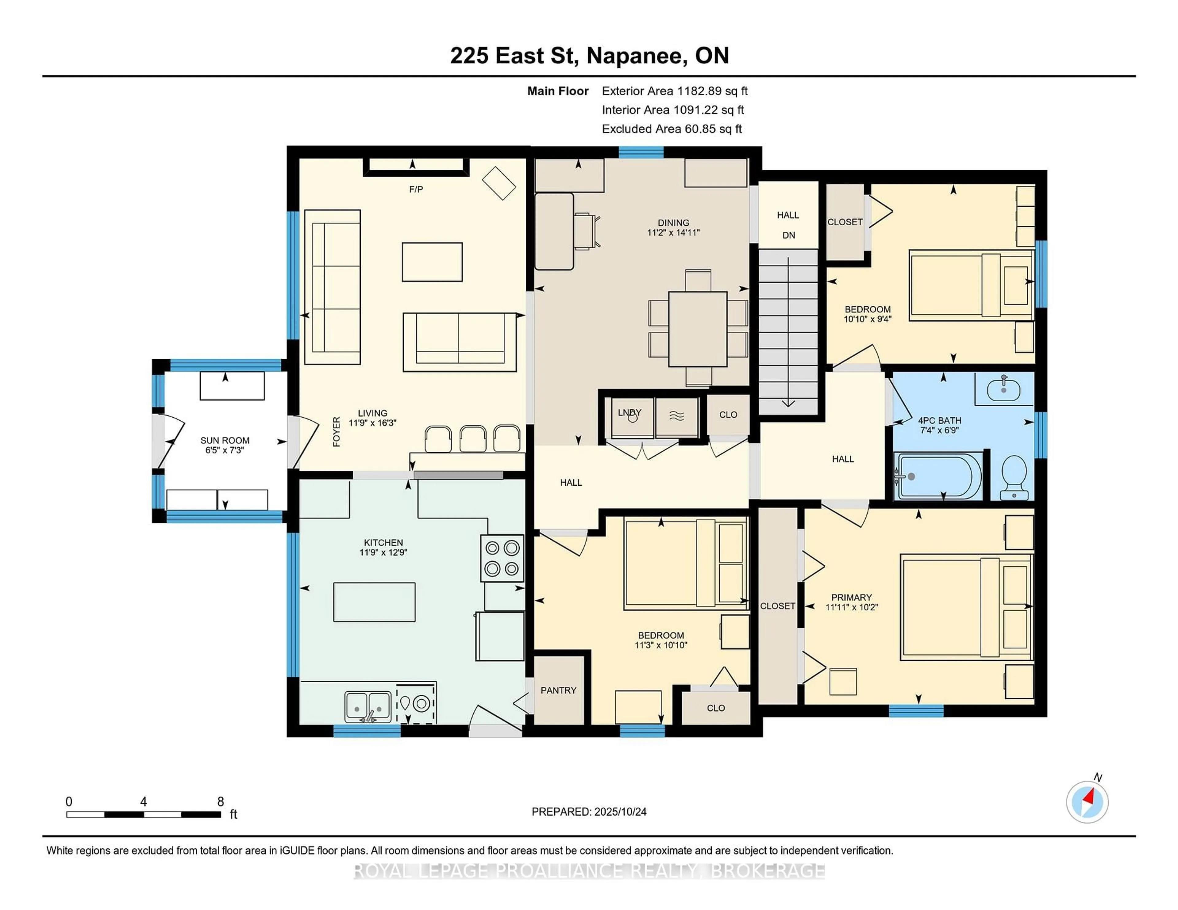 Floor plan for 225 East St, Greater Napanee Ontario K7R 1S9