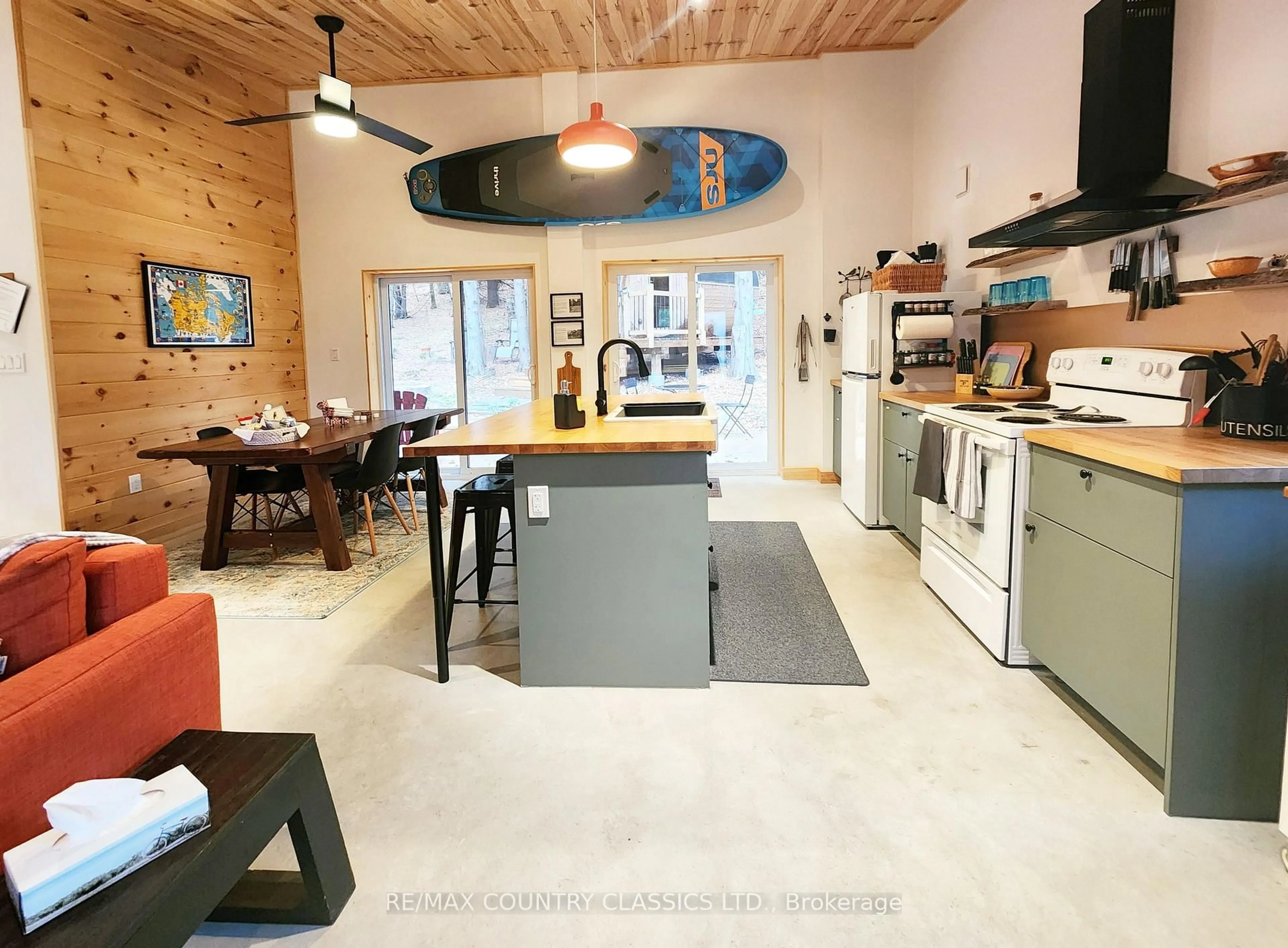 Open concept kitchen, unknown for 338 Detlor Rd, Maynooth Ontario K0L 2S0