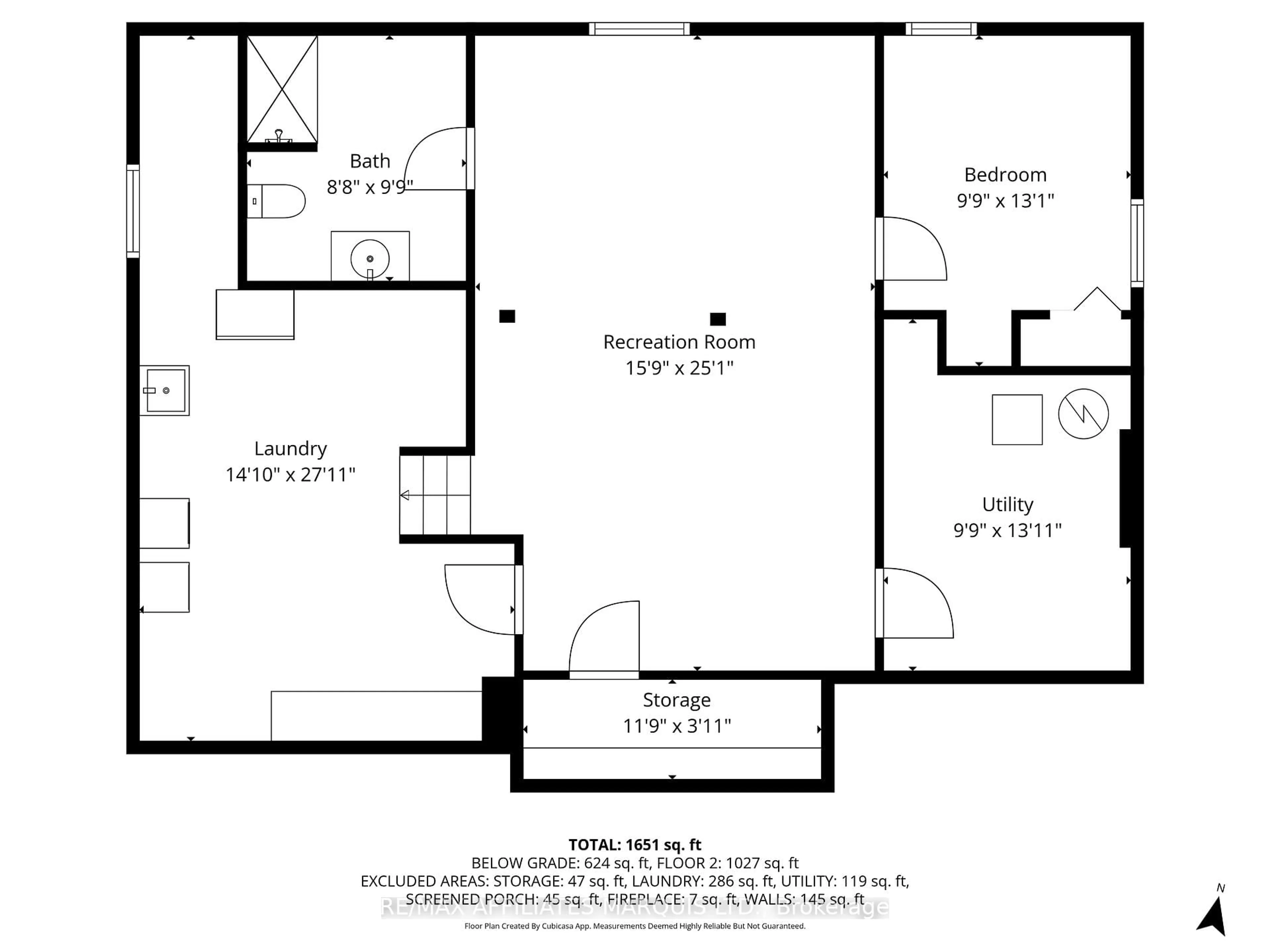 Floor plan for 107 Algonquin Ave, South Stormont Ontario K0C 1P0
