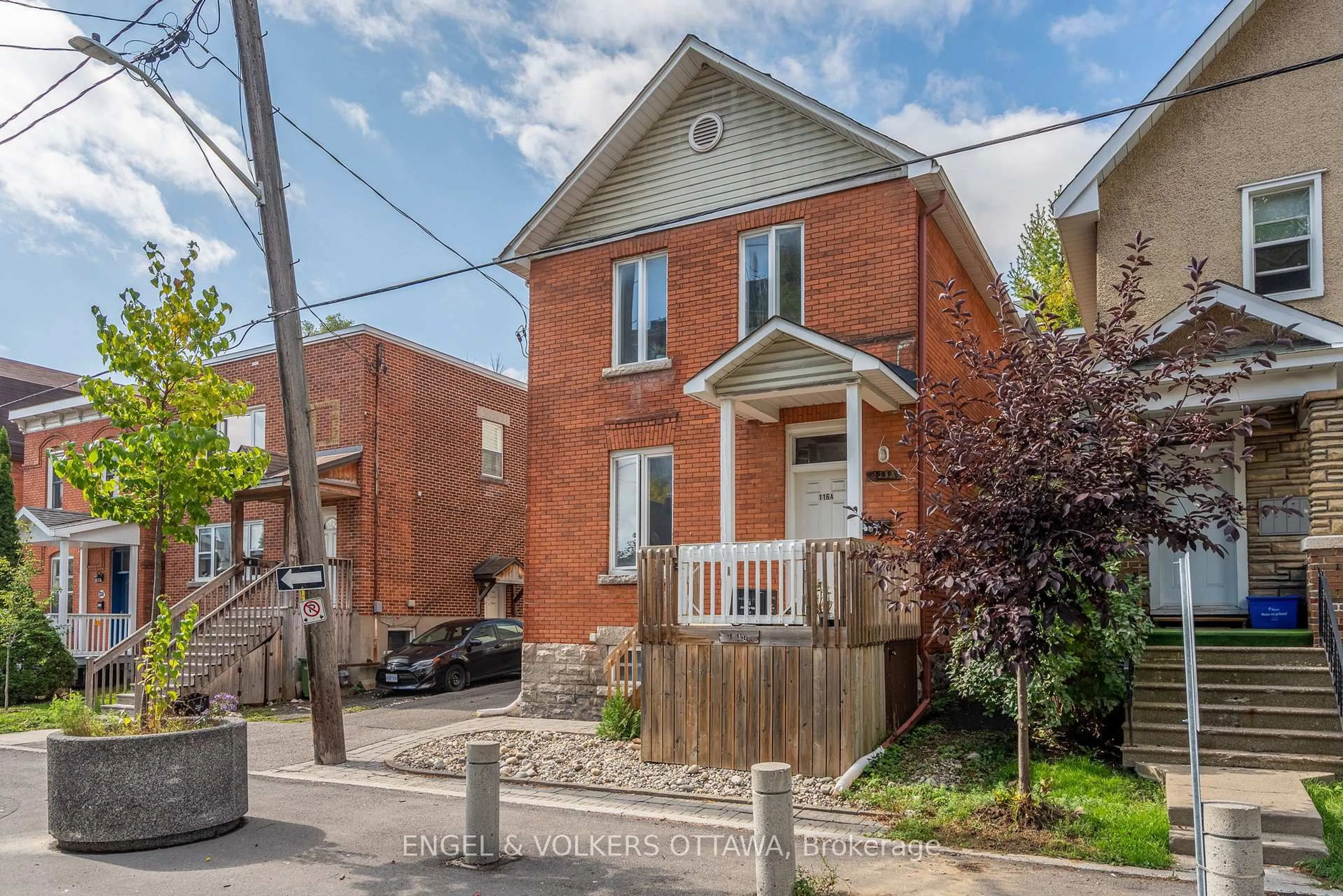 Home with brick exterior material, street for 116 Cambridge St #A & B, Ottawa Ontario K1R 7A7