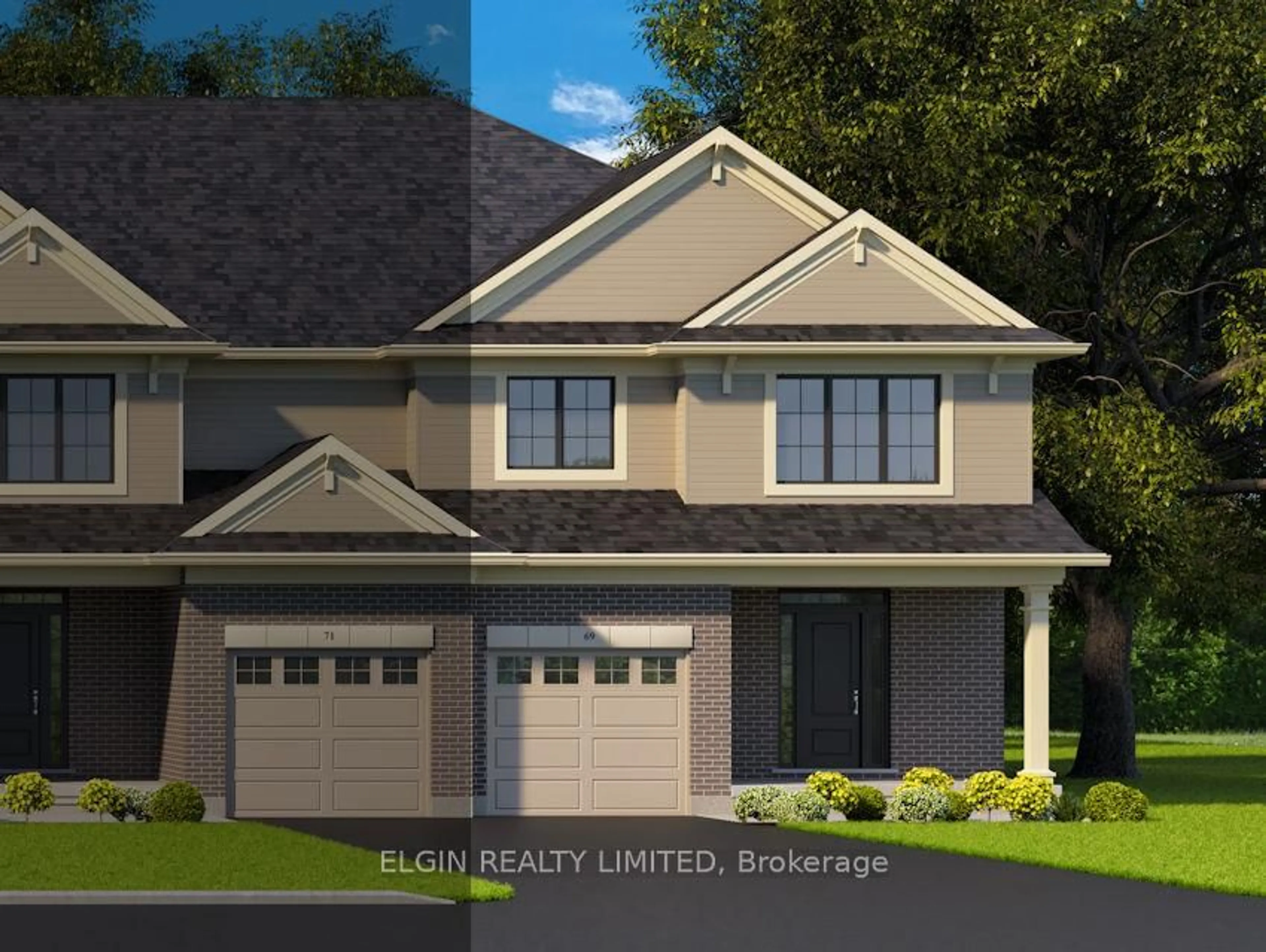Home with vinyl exterior material, street for 69 Braun Ave, Tillsonburg Ontario N4G 0K4