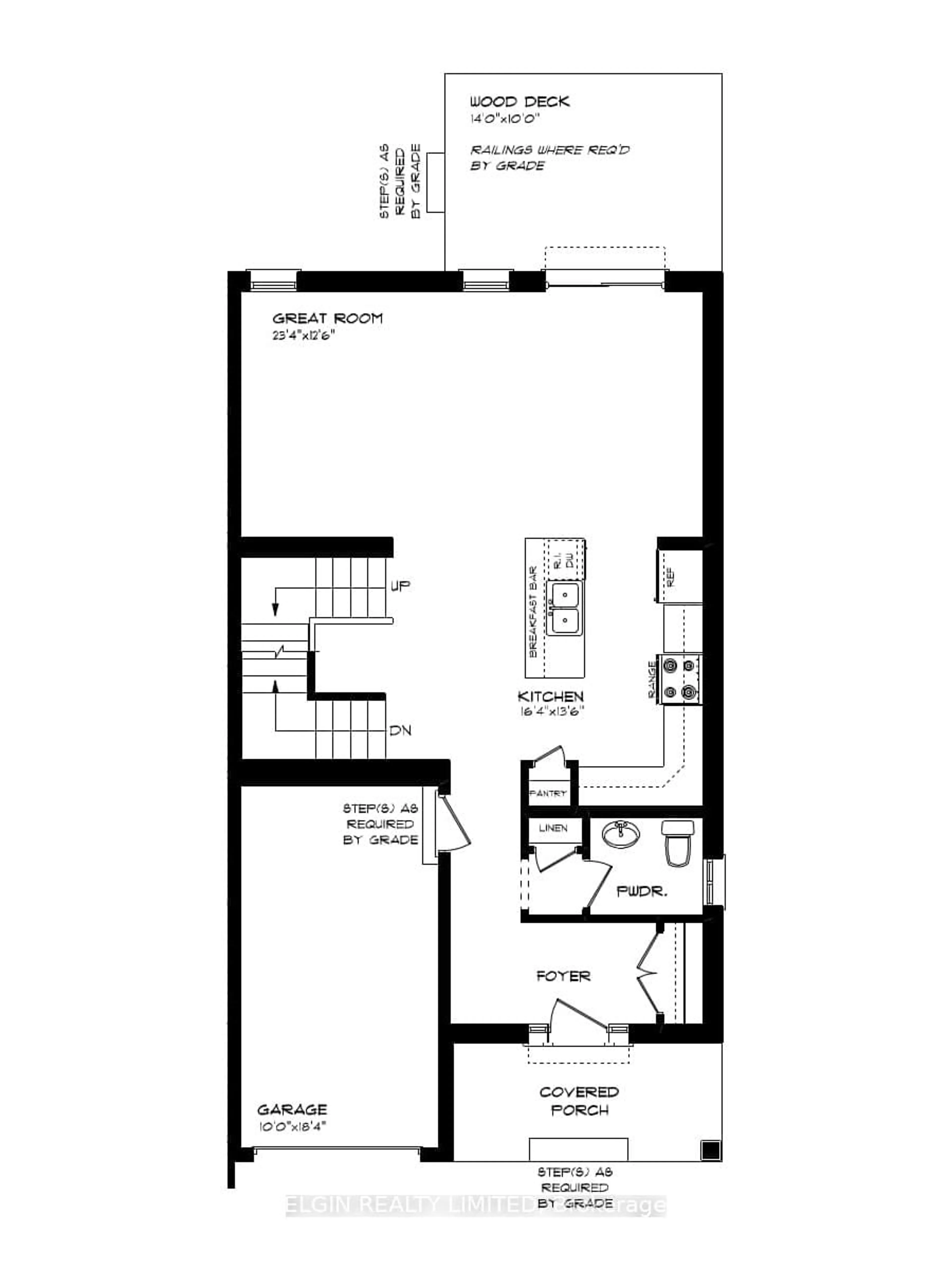 Floor plan for 69 Braun Ave, Tillsonburg Ontario N4G 0K4