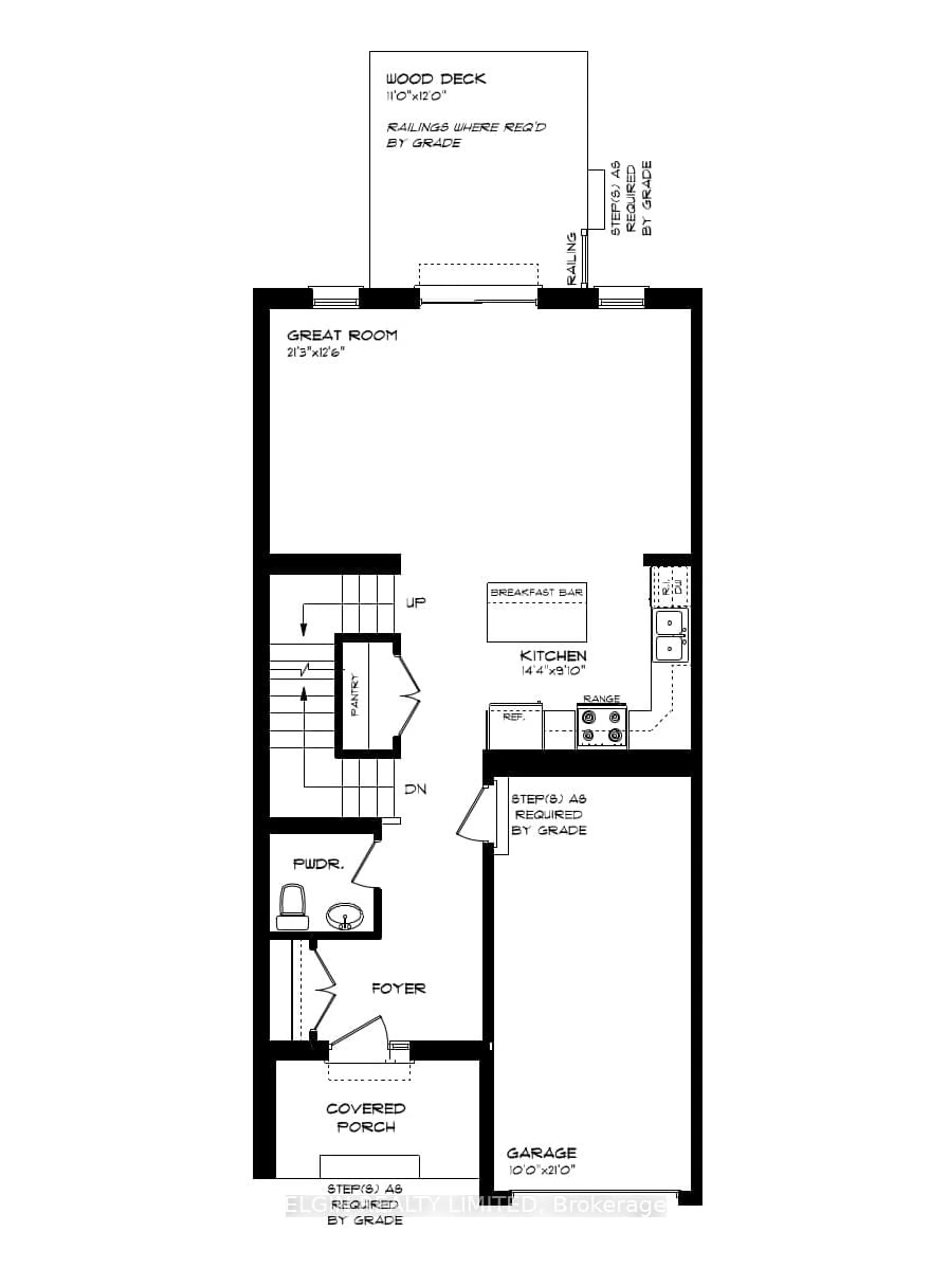 Floor plan for 71 Braun Ave, Tillsonburg Ontario N4G 0K4