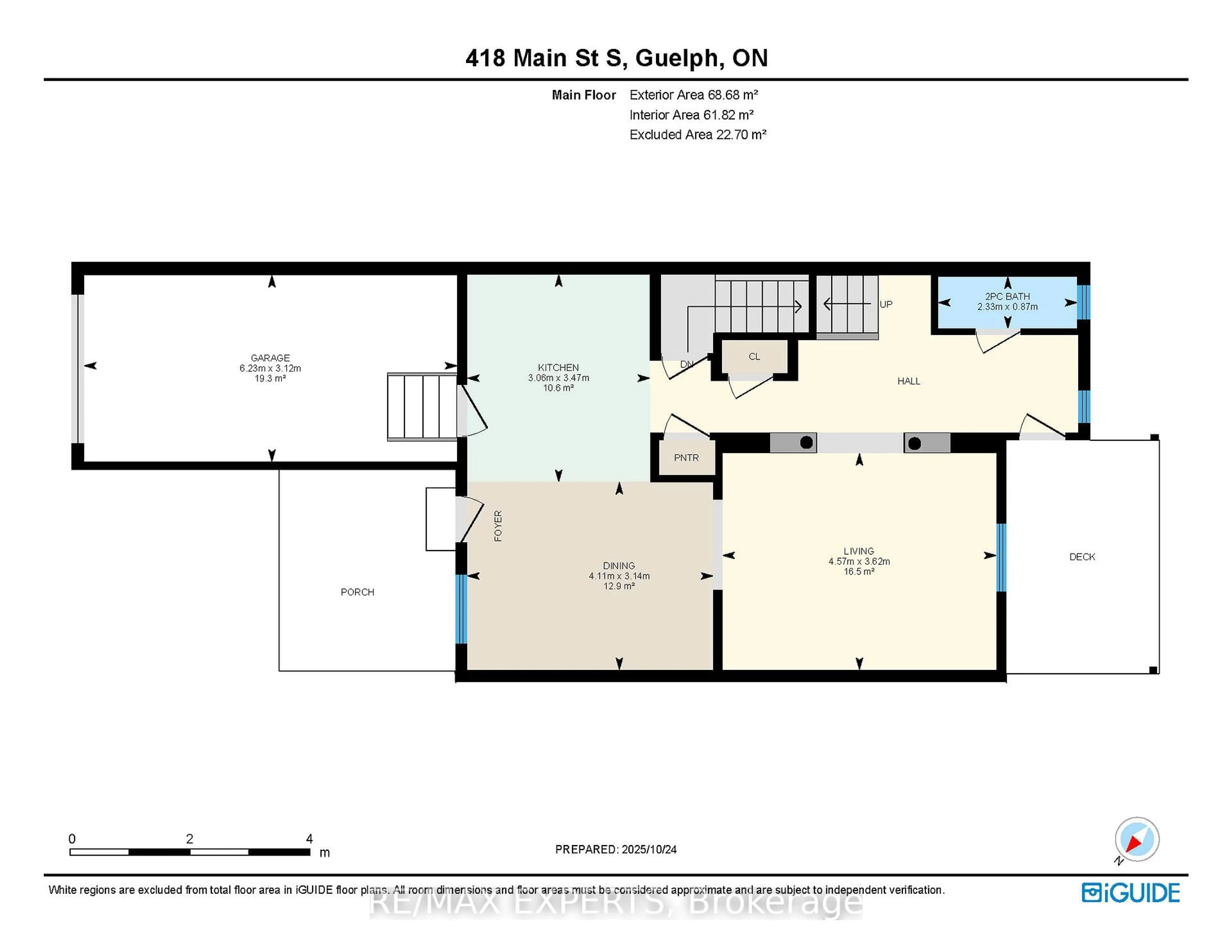 Floor plan for 418 Main St, Guelph/Eramosa Ontario N0B 2K0
