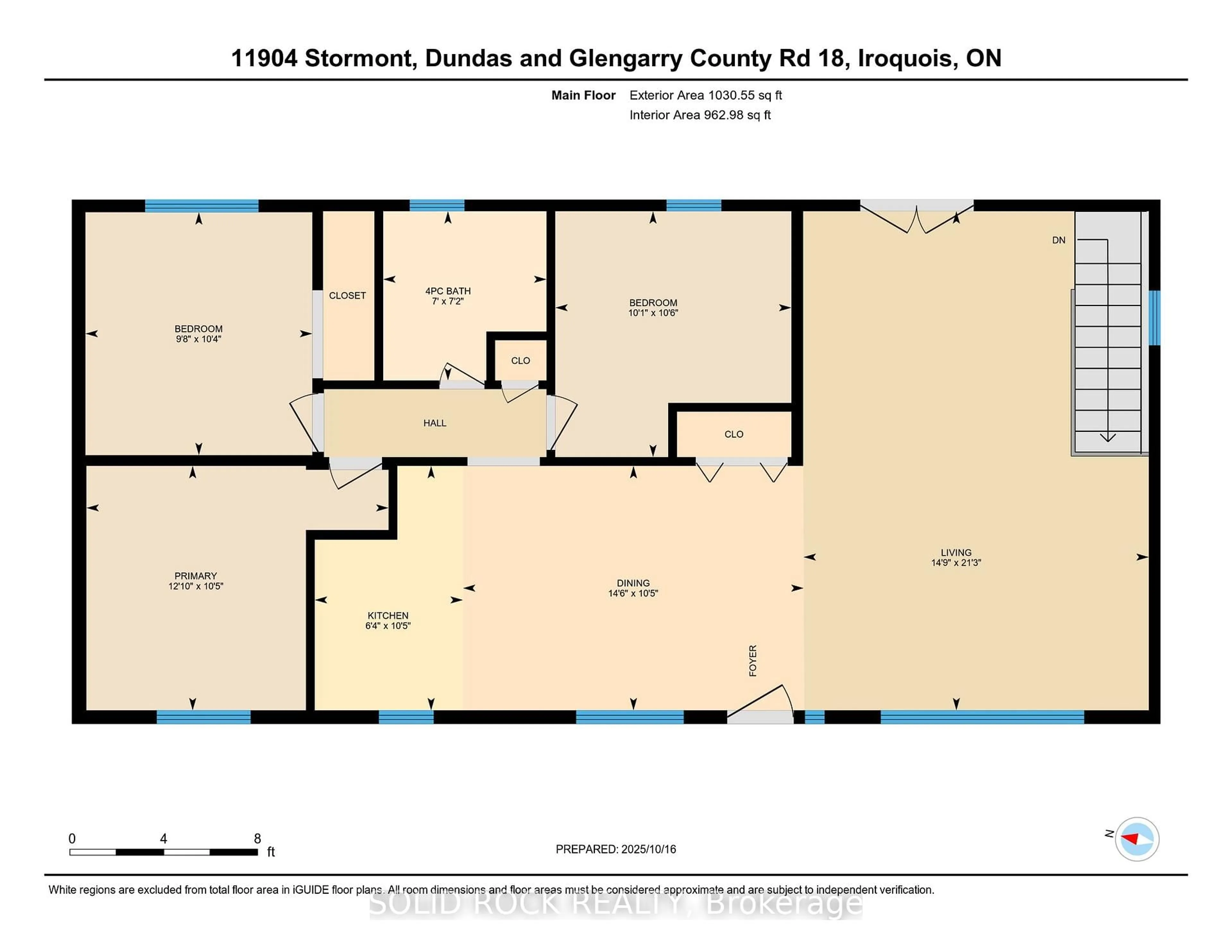 Floor plan for 11904 County Road 18 Rd, South Dundas Ontario K0C 2H0