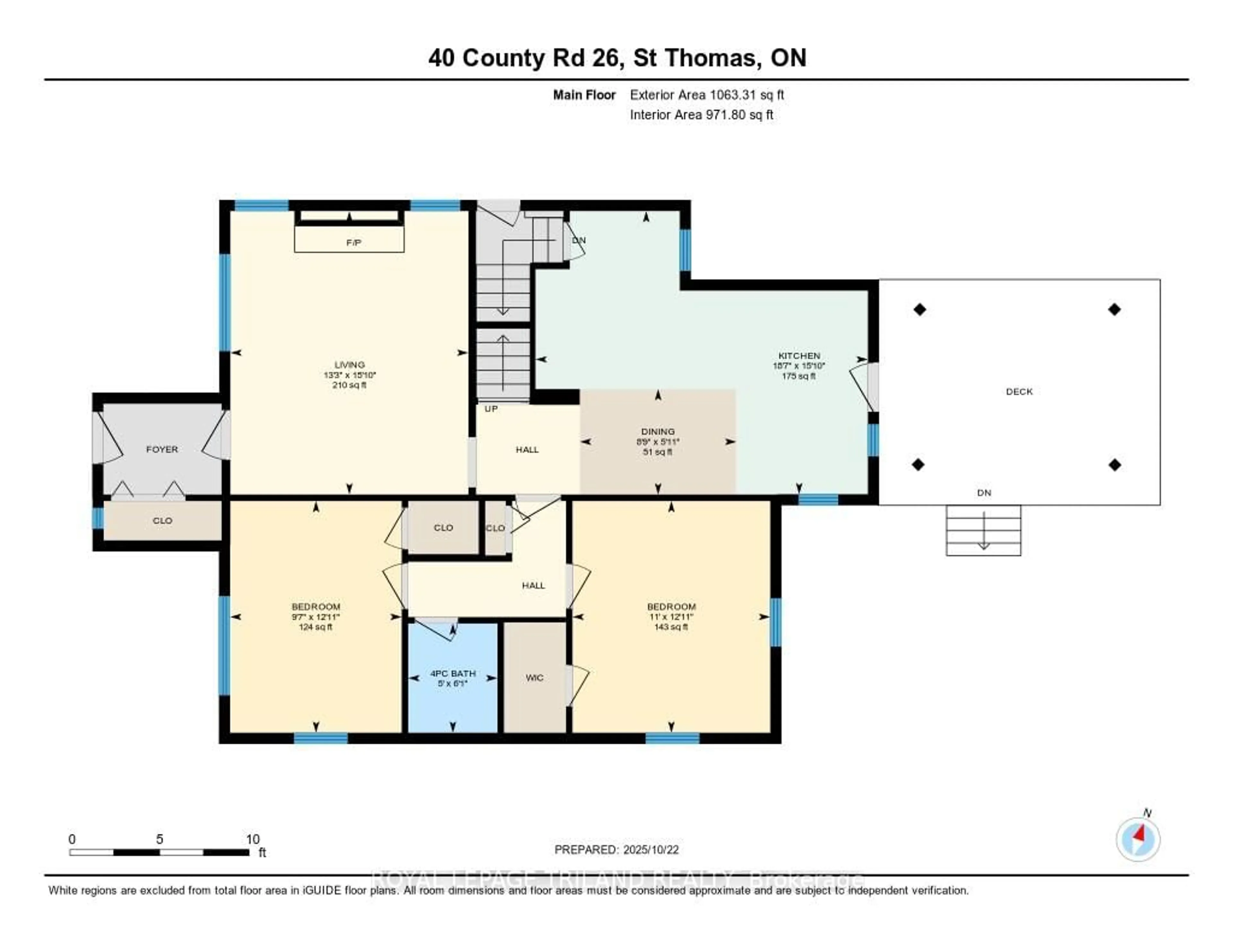 Floor plan for 40 St George St, St. Thomas Ontario N5P 2L1