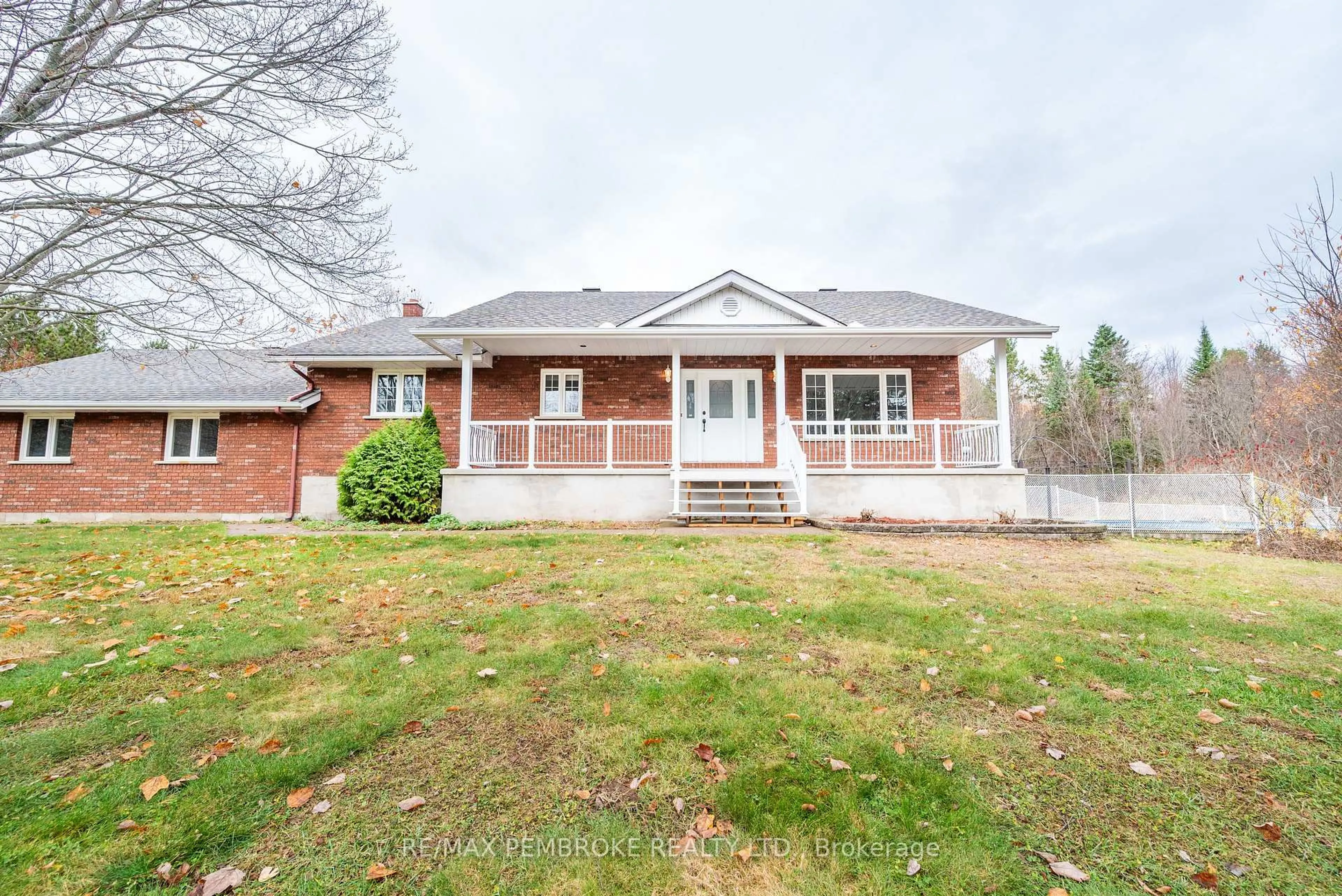 Home with brick exterior material, street for 1778 Forest Lea Rd, Pembroke Ontario K8A 6W6