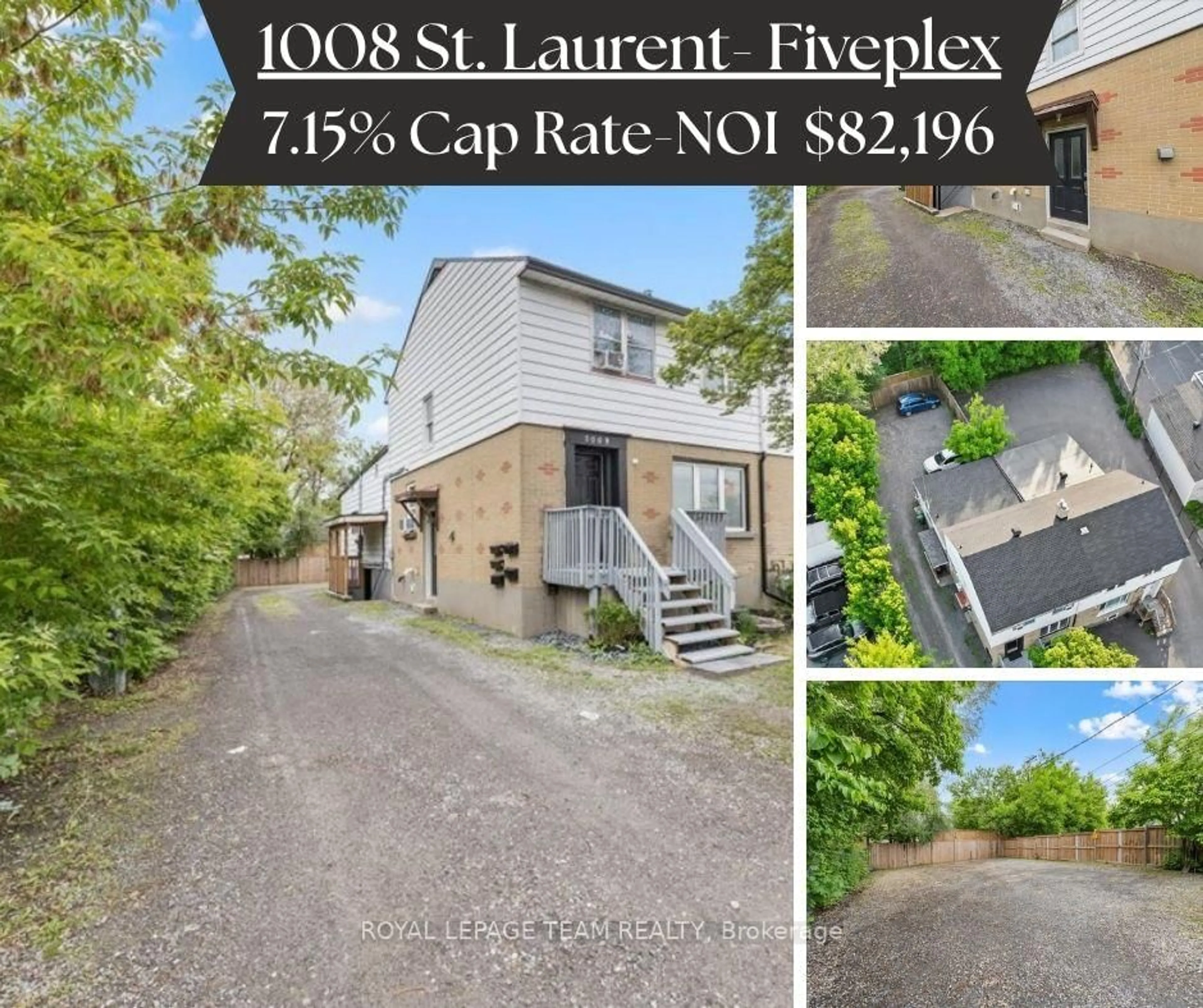 A pic from outside/outdoor area/front of a property/back of a property/a pic from drone, street for 1008 ST. LAURENT Blvd, Ottawa Ontario K1K 3B4