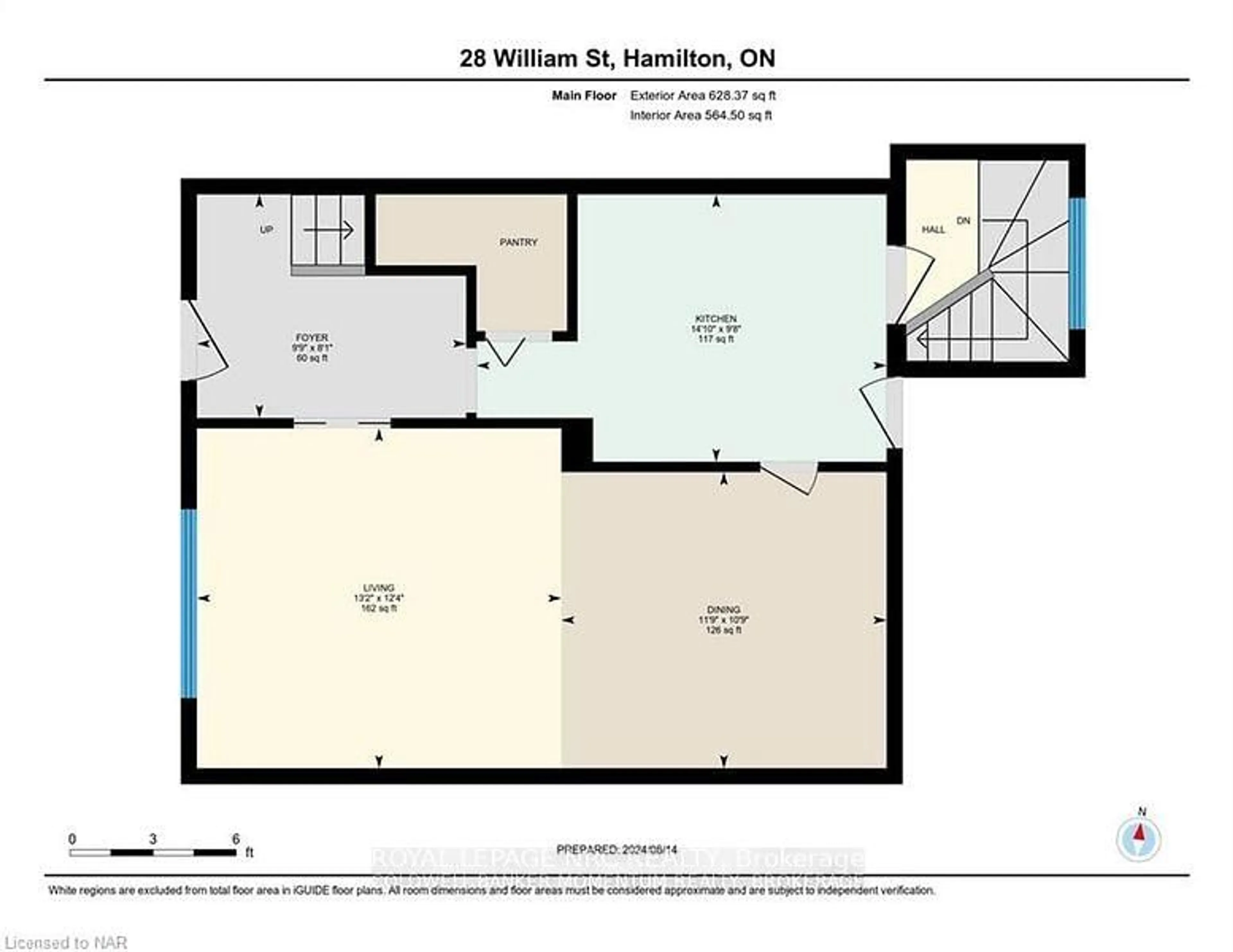 Floor plan for 28 William St, Hamilton Ontario L8L 5T7