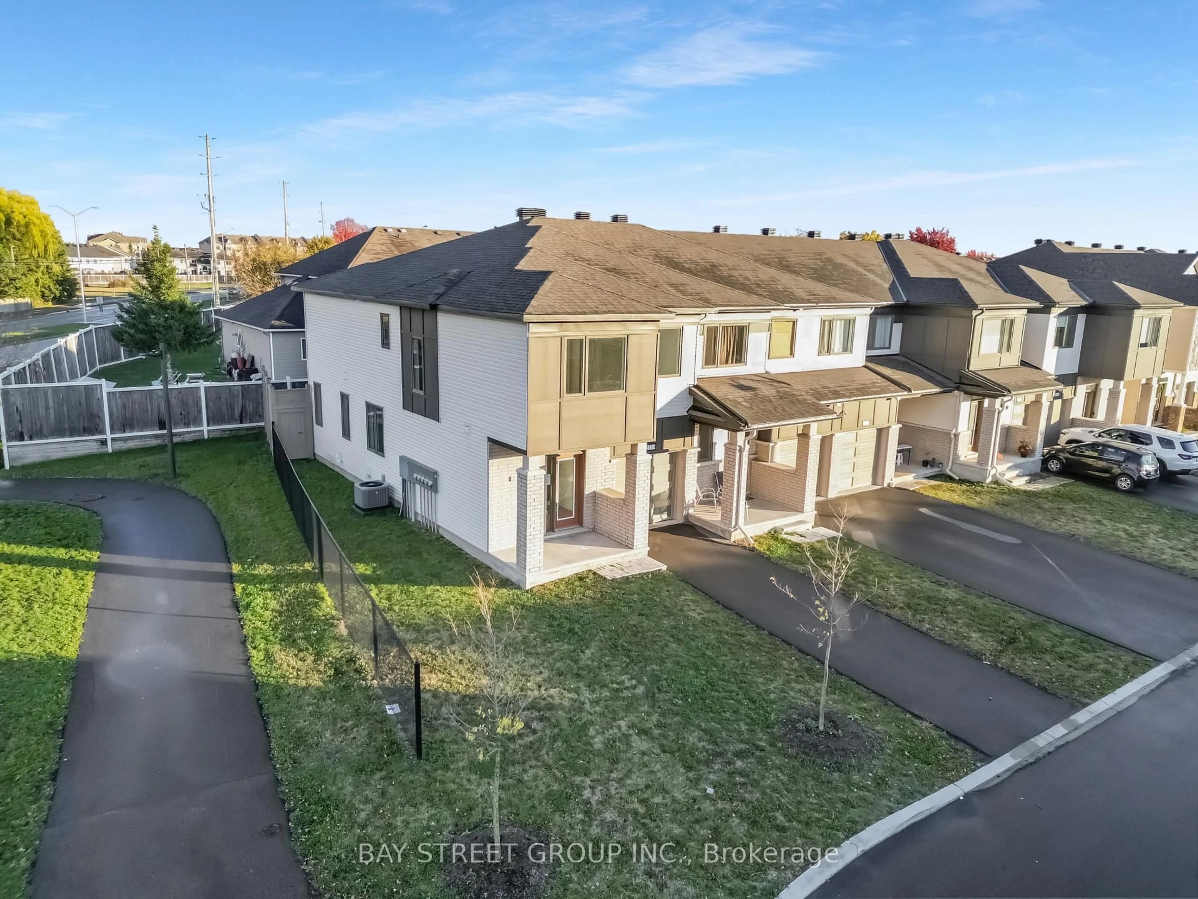 A pic from outside/outdoor area/front of a property/back of a property/a pic from drone, street for 2130 Winsome Terr, Orleans Ontario K5A 5N1