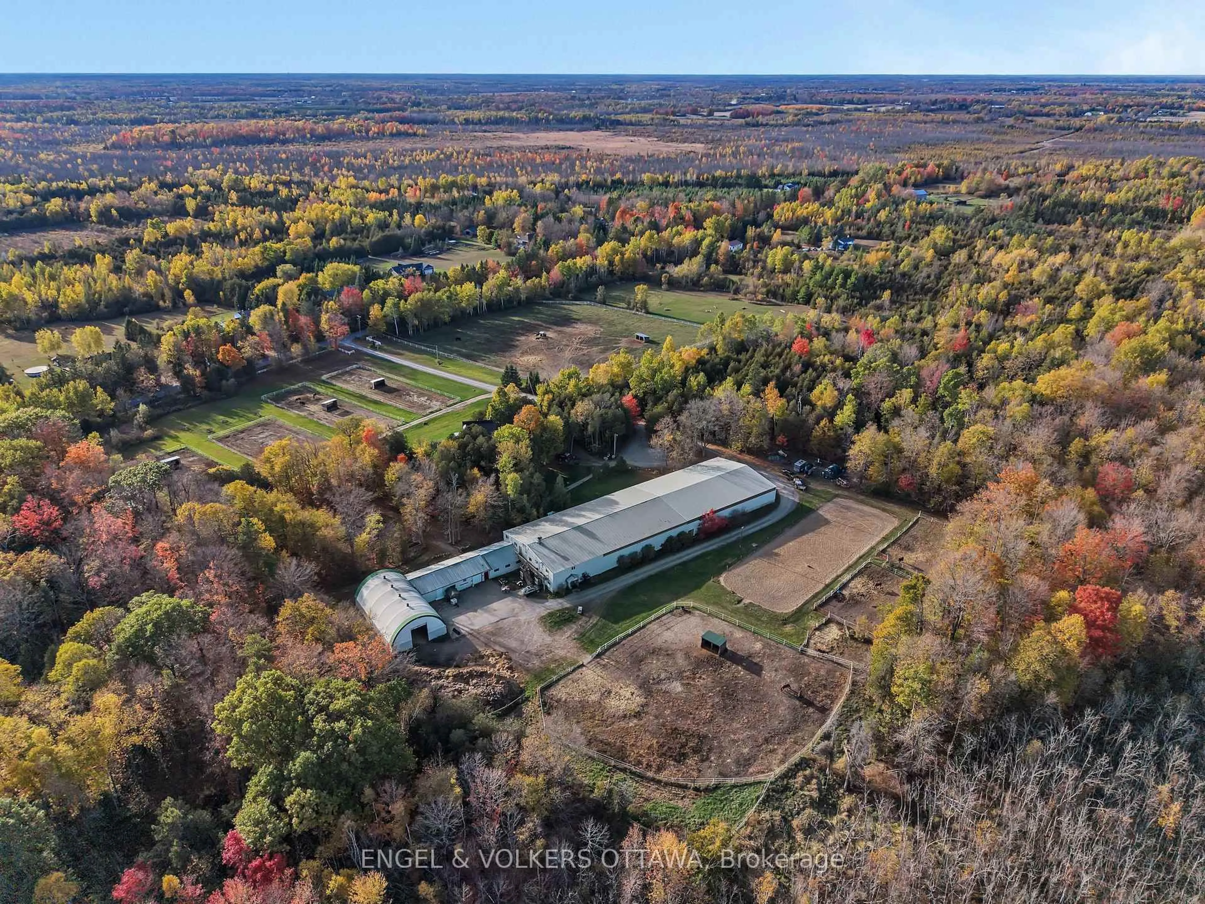 A pic from outside/outdoor area/front of a property/back of a property/a pic from drone, forest/trees view for 791 Rock Rd, North Grenville Ontario K0G 1S0