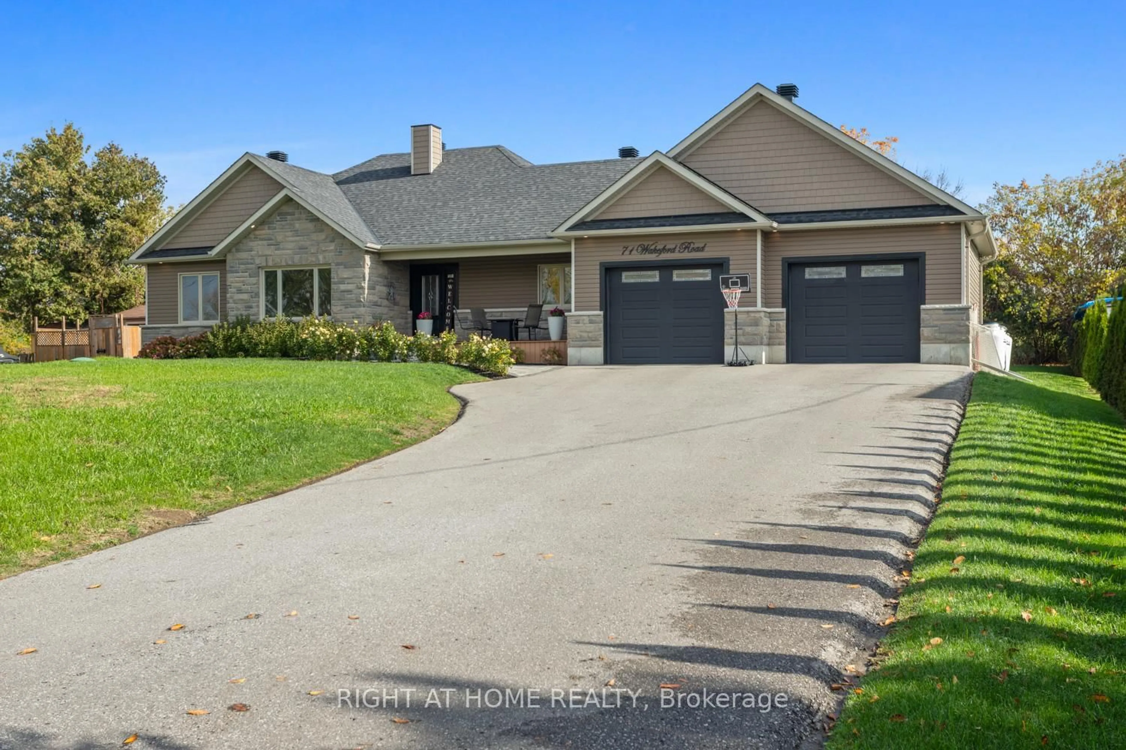 Home with vinyl exterior material, street for 71 Wakeford Rd, Kawartha Lakes Ontario K0M 2C0