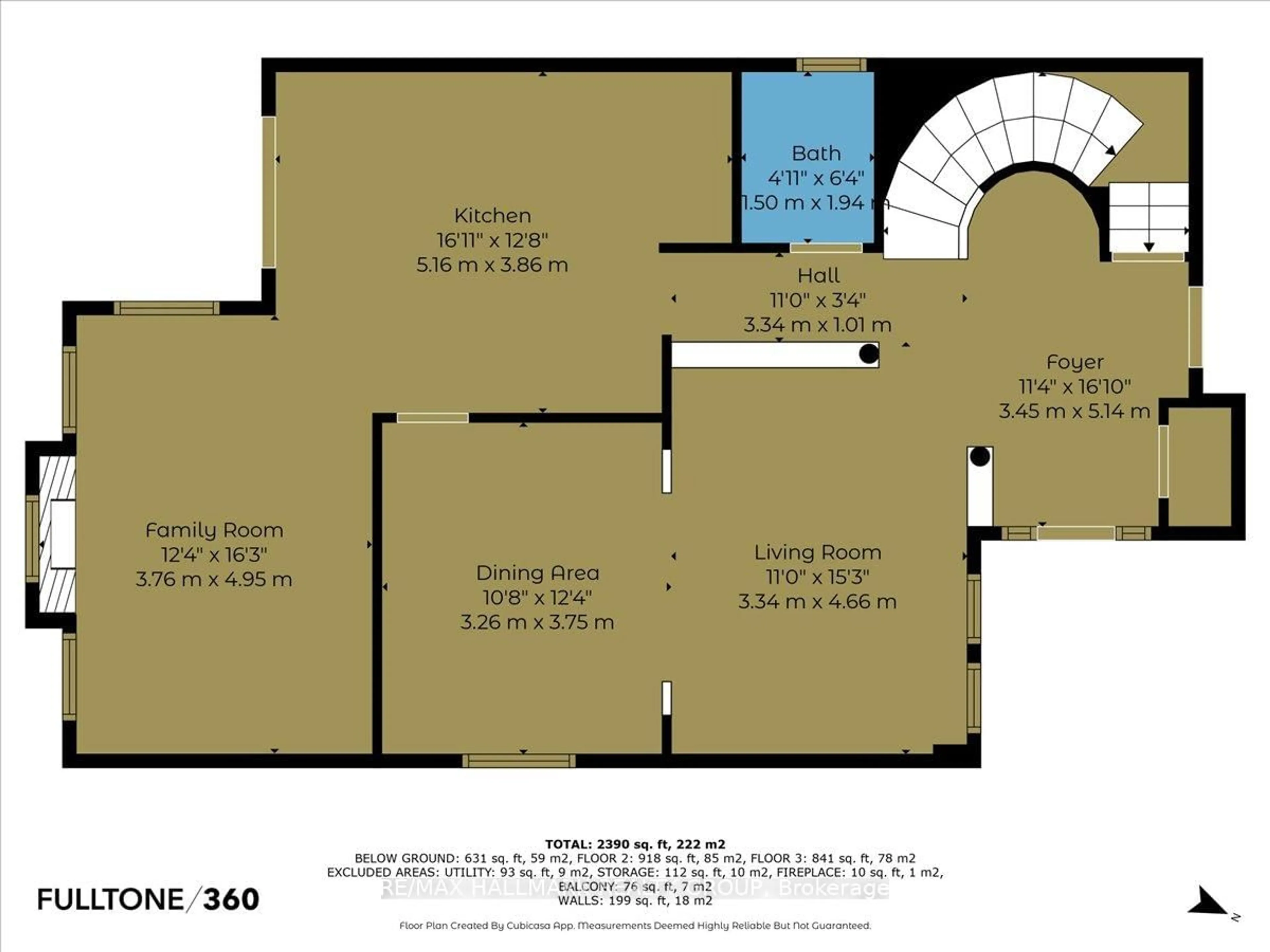 Floor plan for 1026 Fieldfair Way, Orleans Ontario K4A 0E2