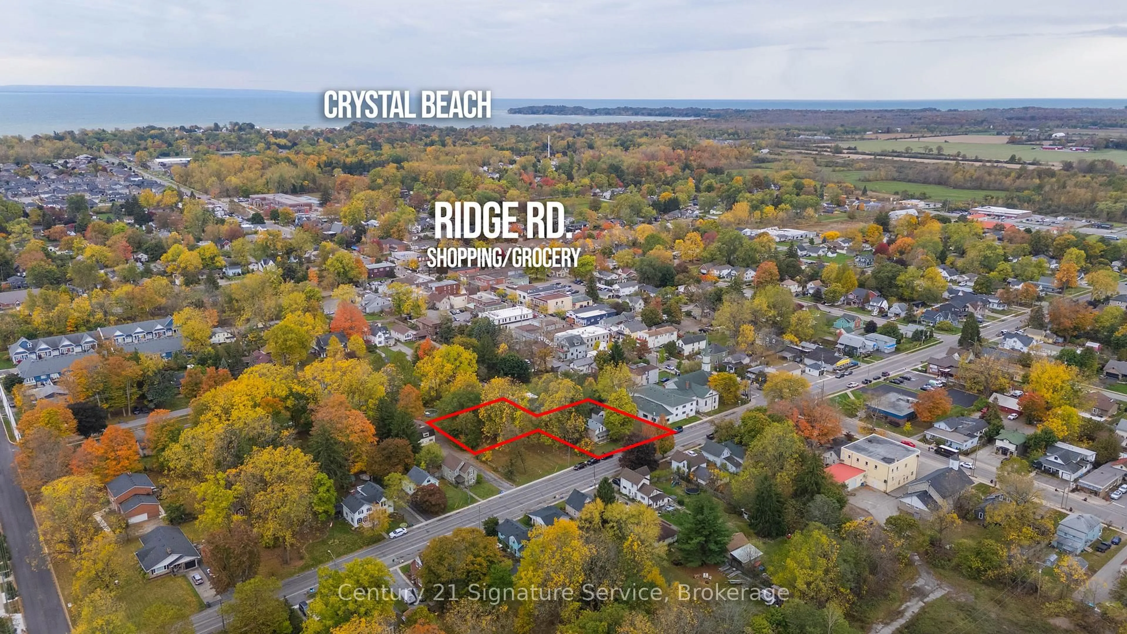 A pic from outside/outdoor area/front of a property/back of a property/a pic from drone, water/lake/river/ocean view for 3653 Dominion Rd, Fort Erie Ontario L0S 1N0