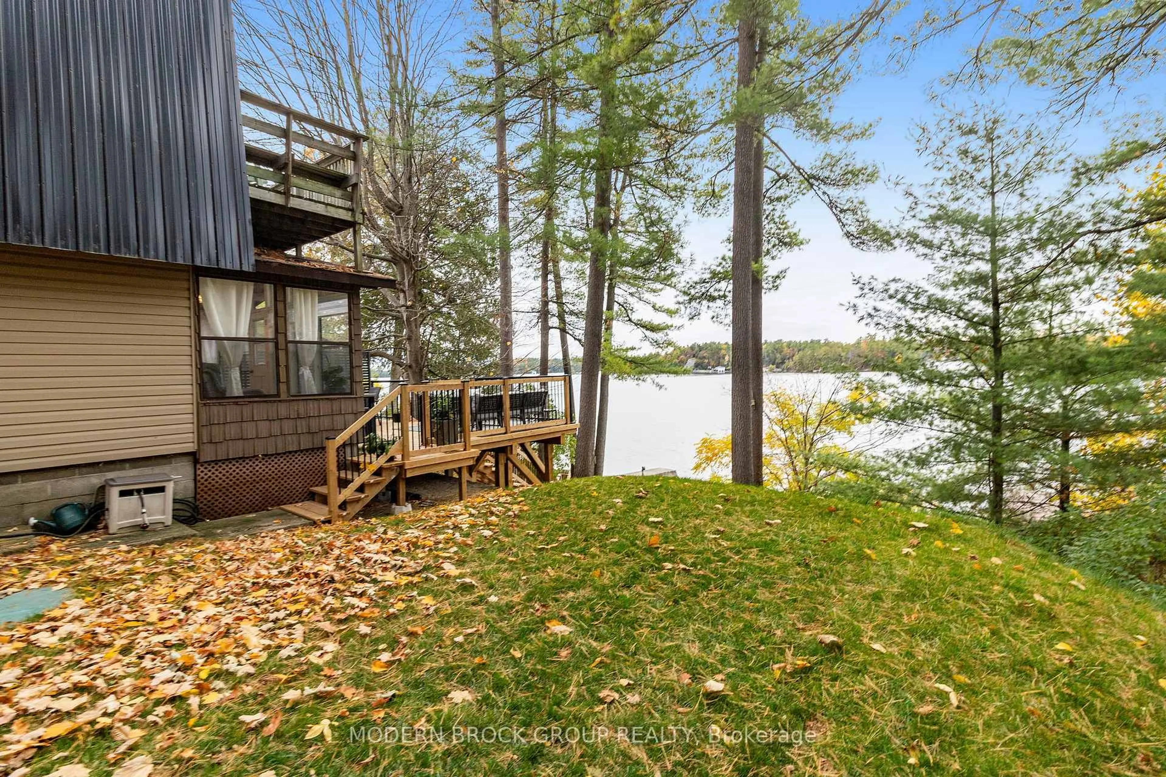 Patio, water/lake/river/ocean view for 736 Cedar Park Lane, Athens Ontario K0E 1B0
