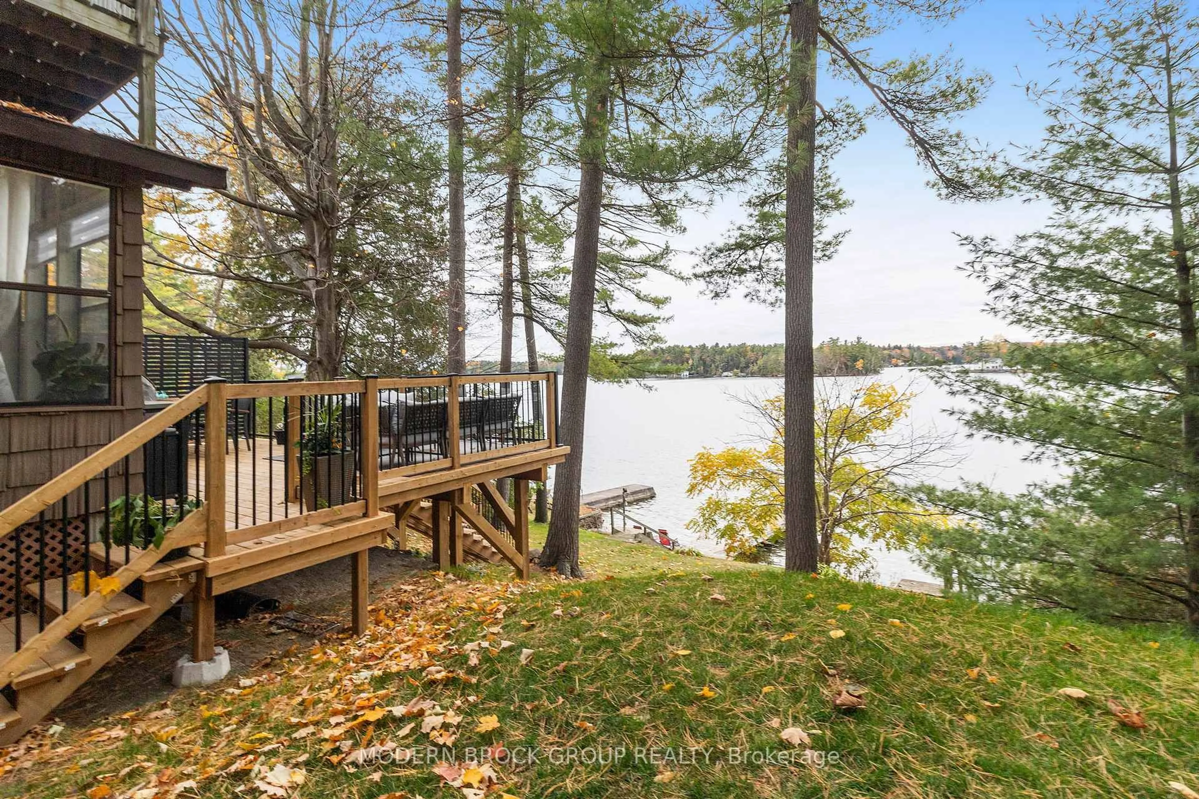 Patio, water/lake/river/ocean view for 736 Cedar Park Lane, Athens Ontario K0E 1B0