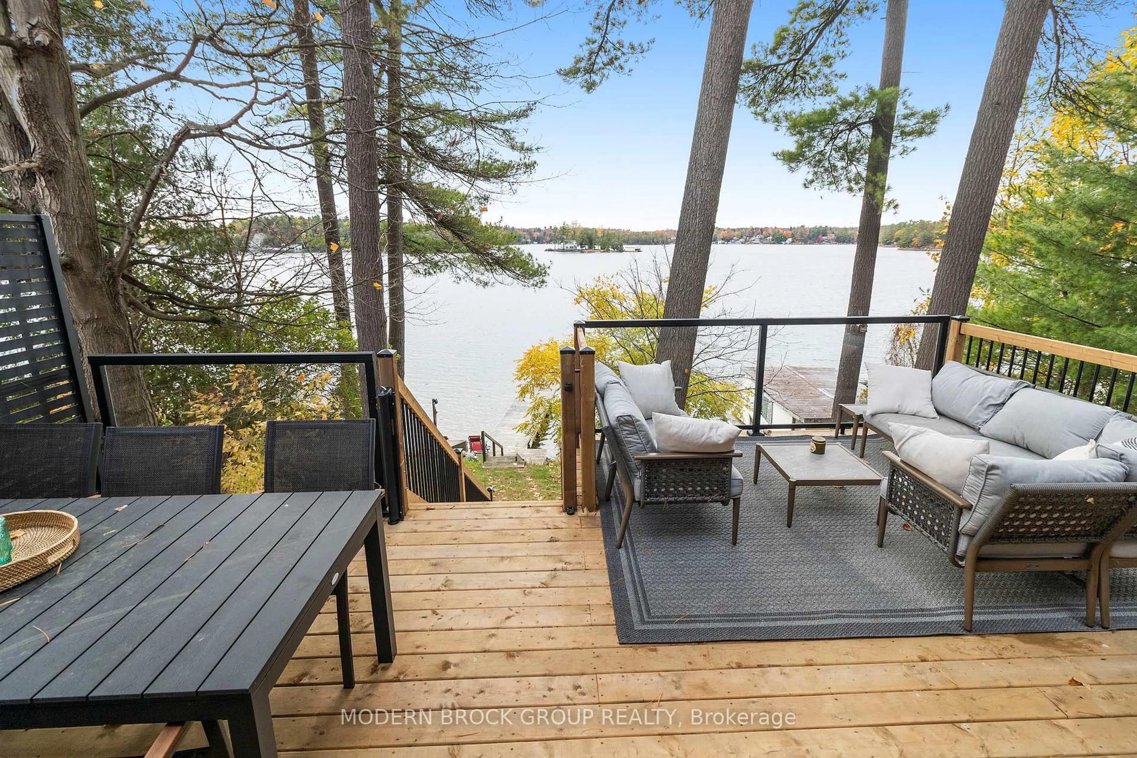 Patio, water/lake/river/ocean view for 736 Cedar Park Lane, Athens Ontario K0E 1B0
