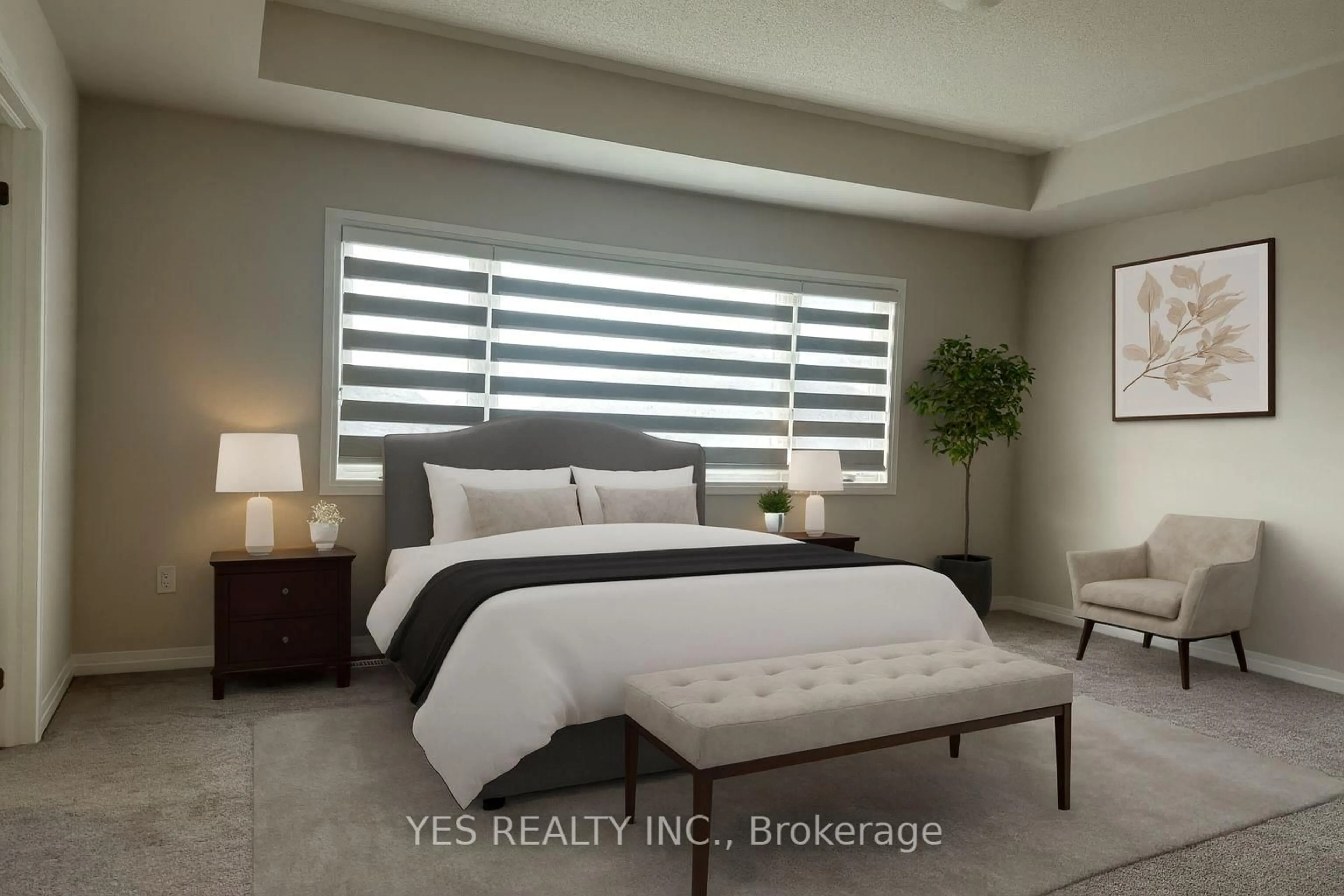 Bedroom with bed, unknown for 187 Provident Way, Hamilton Ontario L0R 1W0
