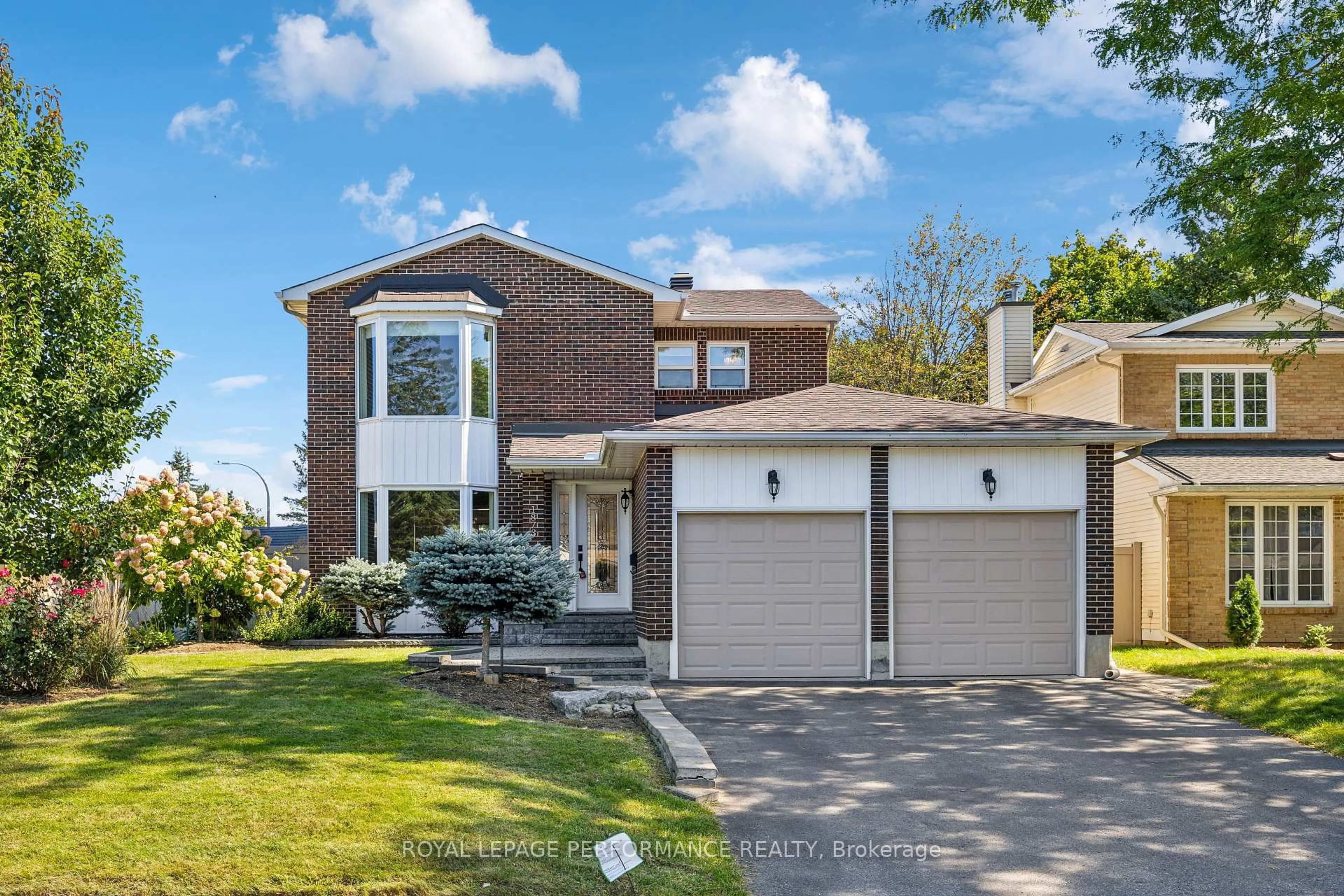 Home with brick exterior material, street for 1873 DU CLAIRVAUX Rd, Ottawa Ontario K1C 5X9