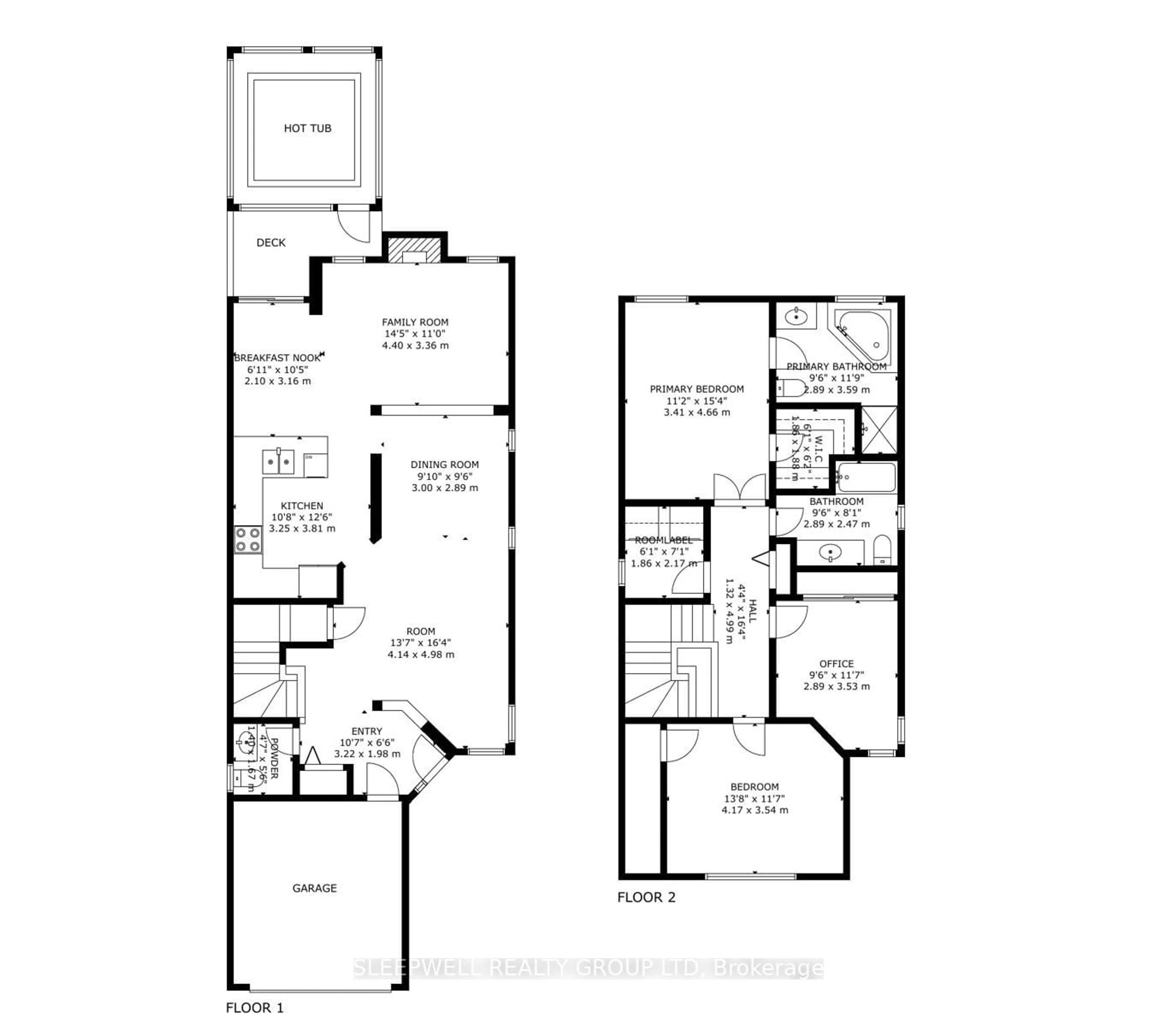 Floor plan for 12 Cedar Park St, Ottawa Ontario K2C 4B3