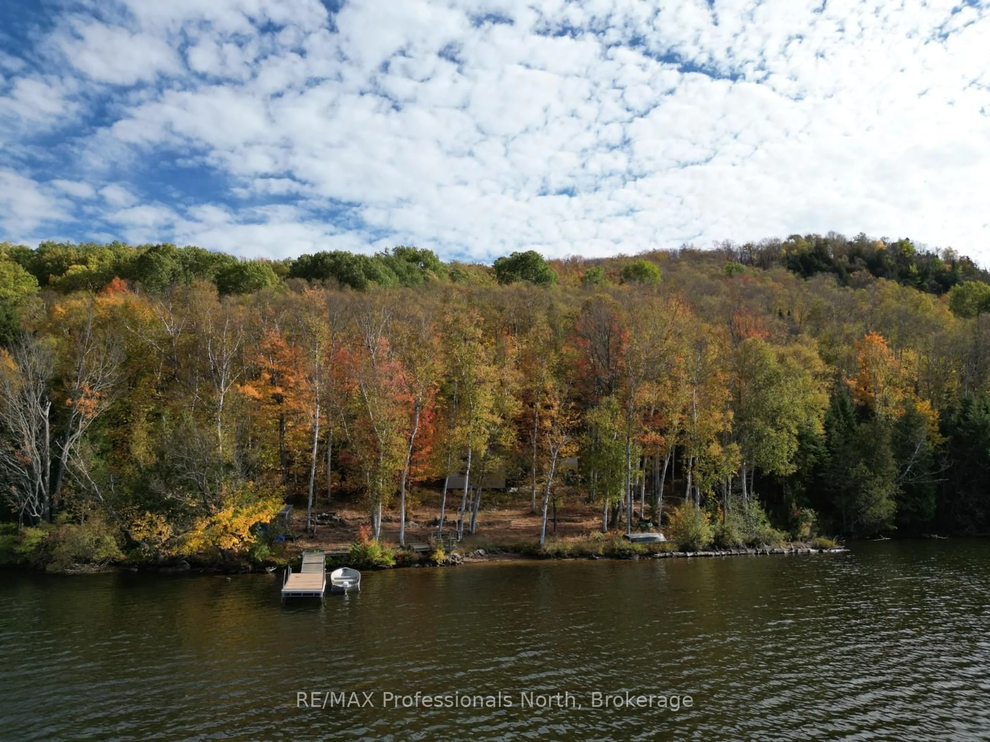 A pic from outside/outdoor area/front of a property/back of a property/a pic from drone, water/lake/river/ocean view for PT LT 12-13 Con Baptiste Lake WAO, Bancroft Ontario K0L 1C0