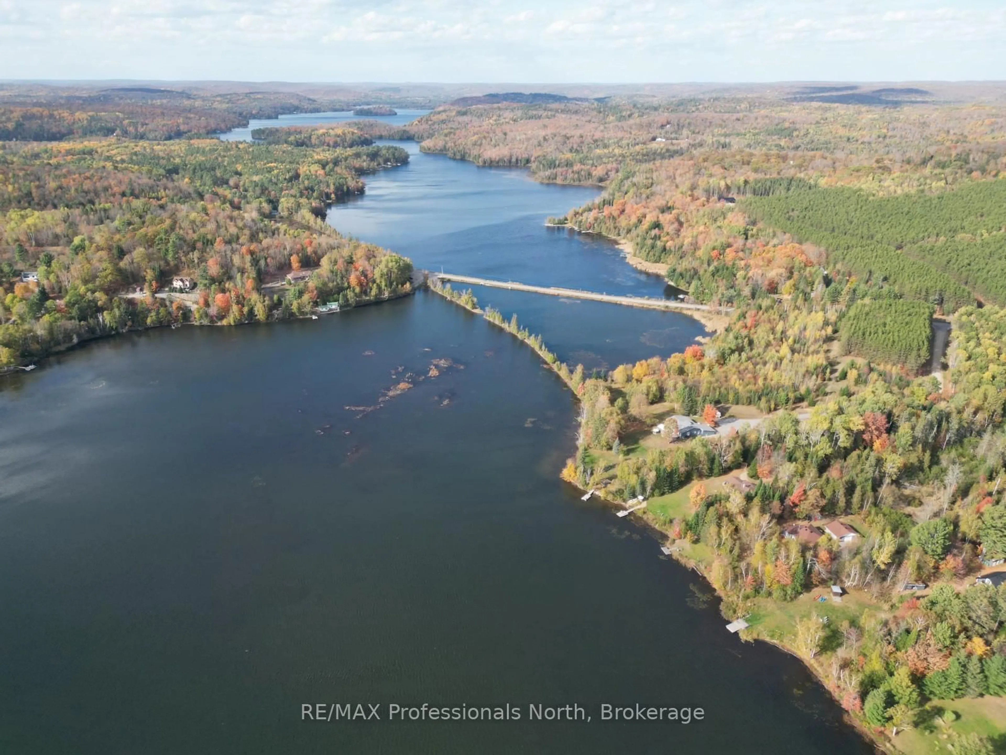 A pic from outside/outdoor area/front of a property/back of a property/a pic from drone, water/lake/river/ocean view for PT LT 12-13 Con Baptiste Lake WAO, Bancroft Ontario K0L 1C0