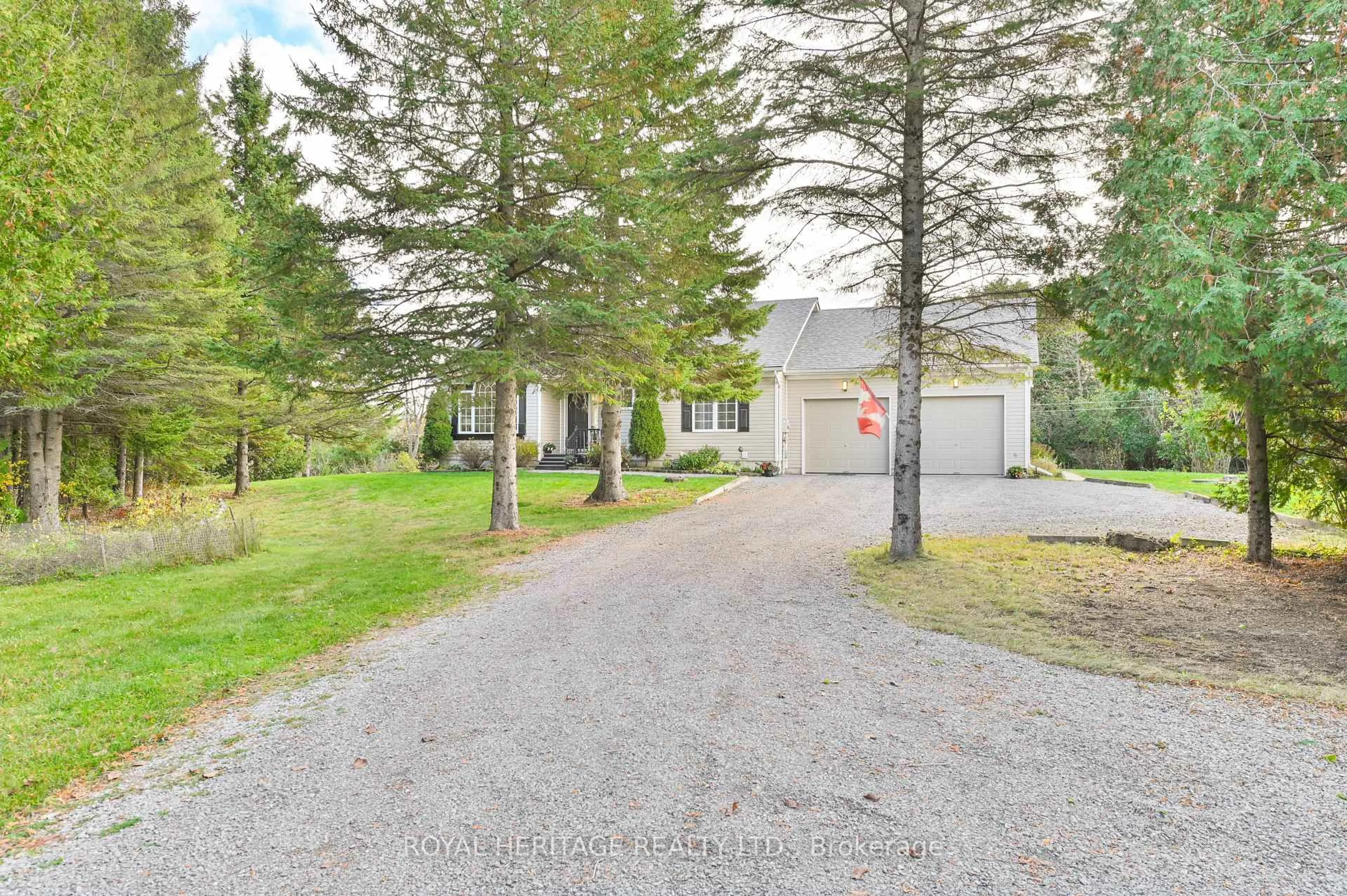 A pic from outside/outdoor area/front of a property/back of a property/a pic from drone, street for 444 Ray Rd, Madoc Ontario K0K 2K0