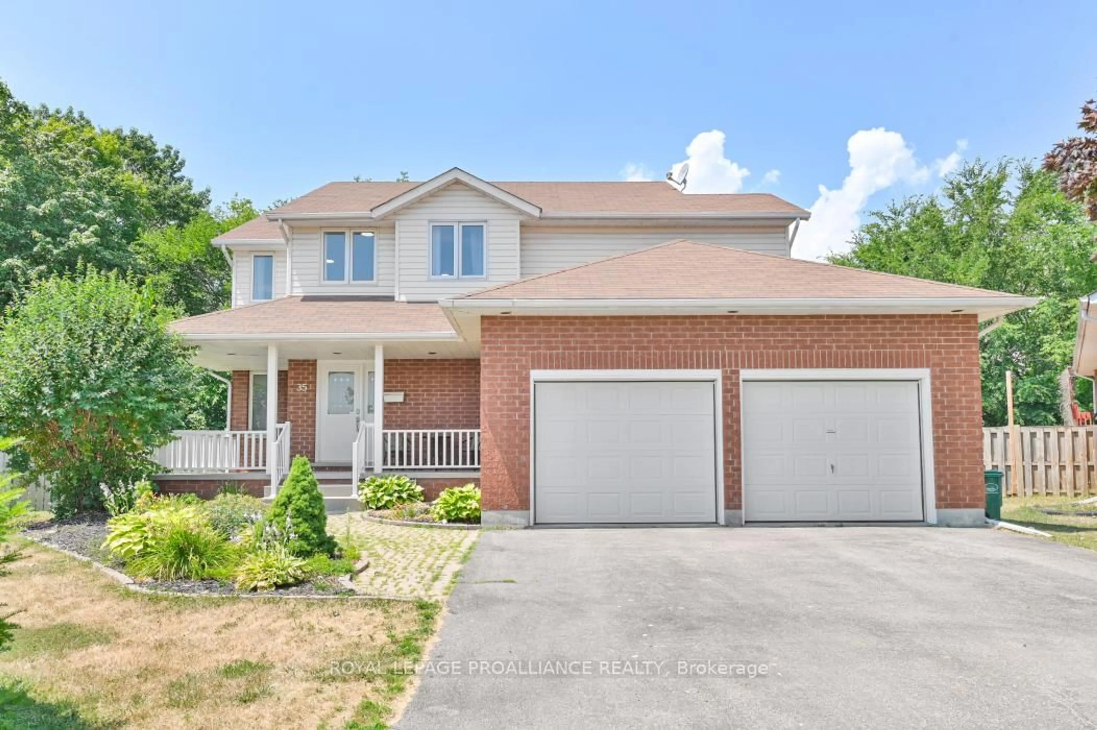 Home with brick exterior material, street for 35 Loraine Ave, Quinte West Ontario K8V 6R4