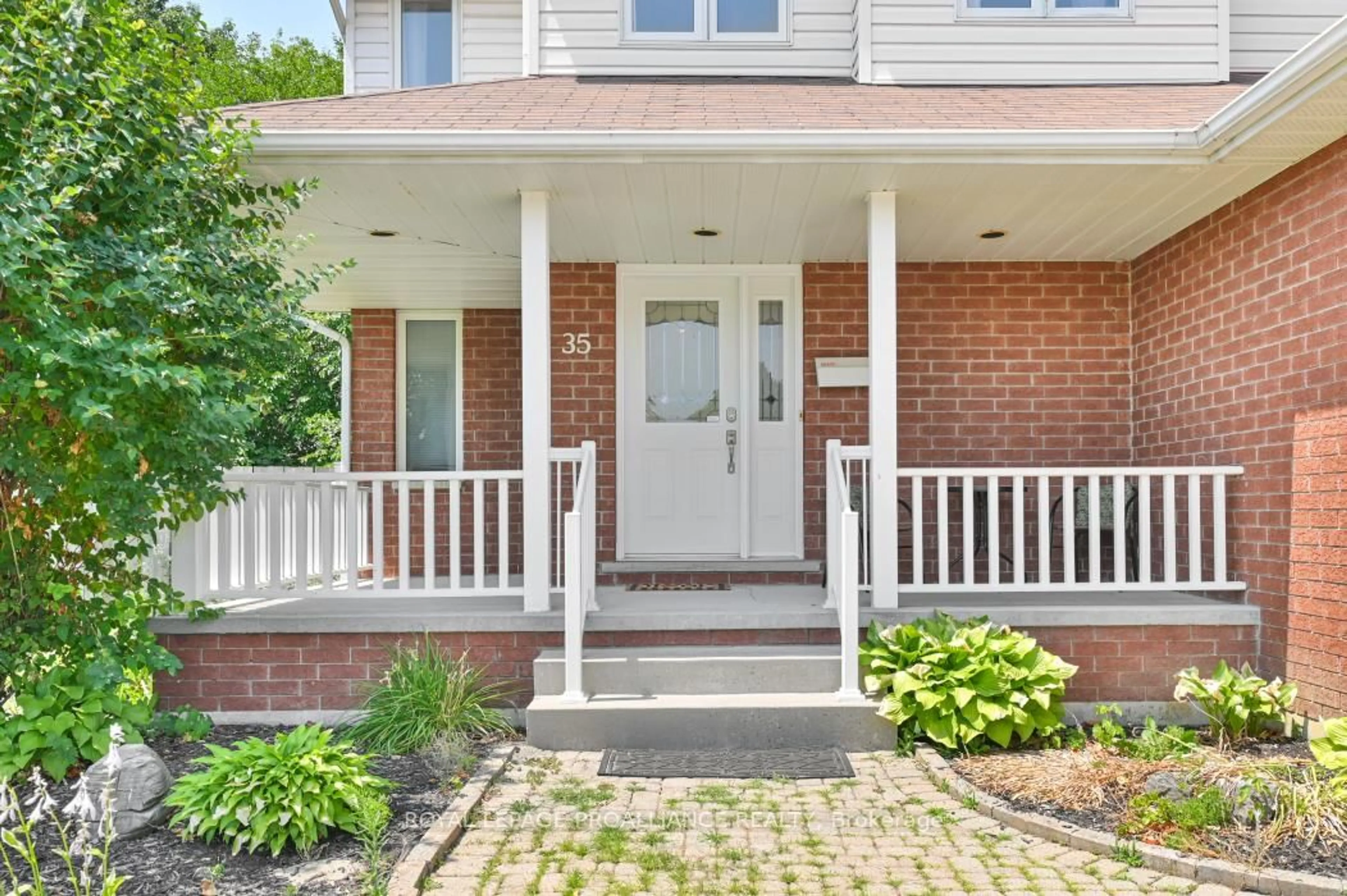 Home with brick exterior material, street for 35 Loraine Ave, Quinte West Ontario K8V 6R4