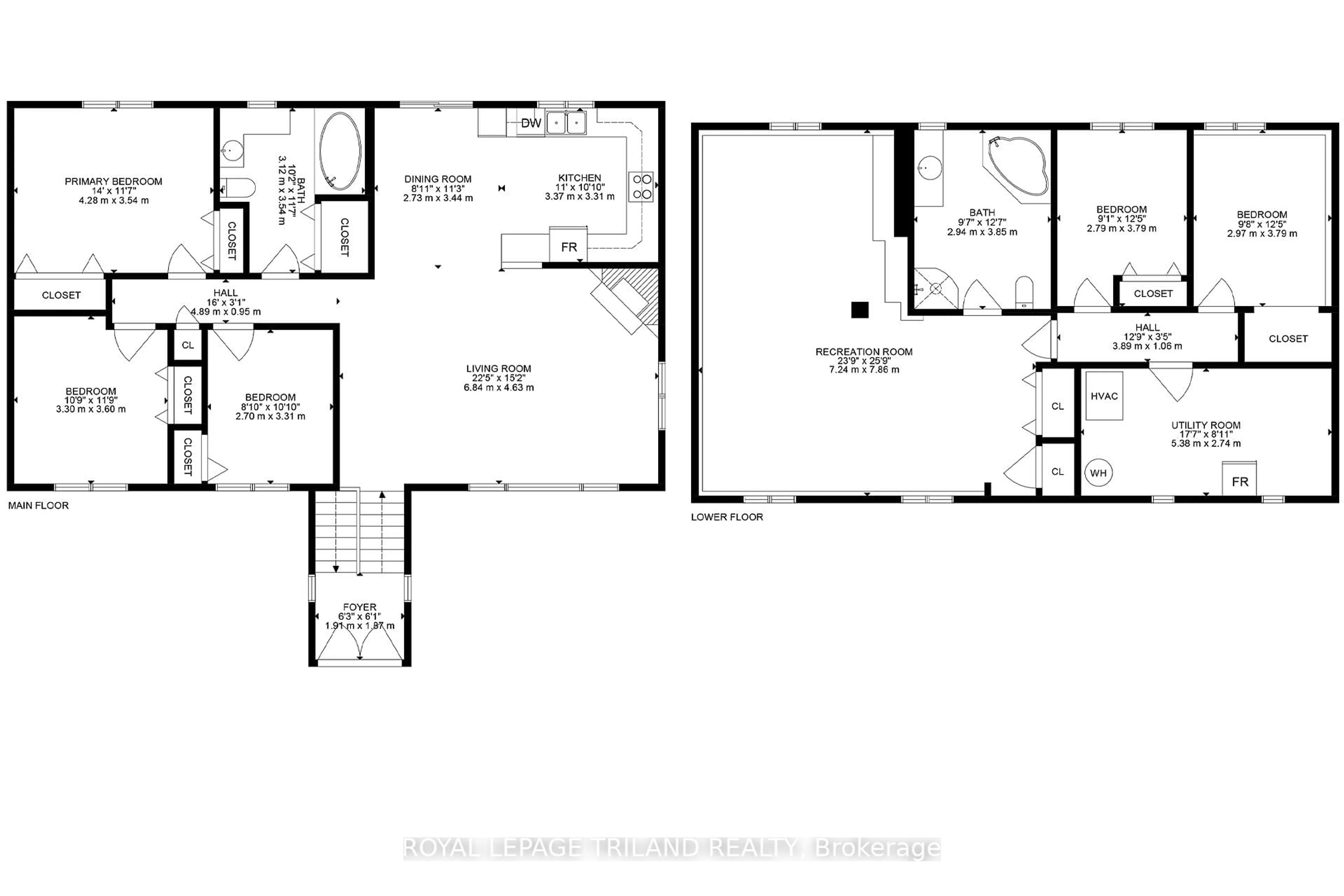 Floor plan for 212 Golfview St, Lambton Shores Ontario N0M 2N0
