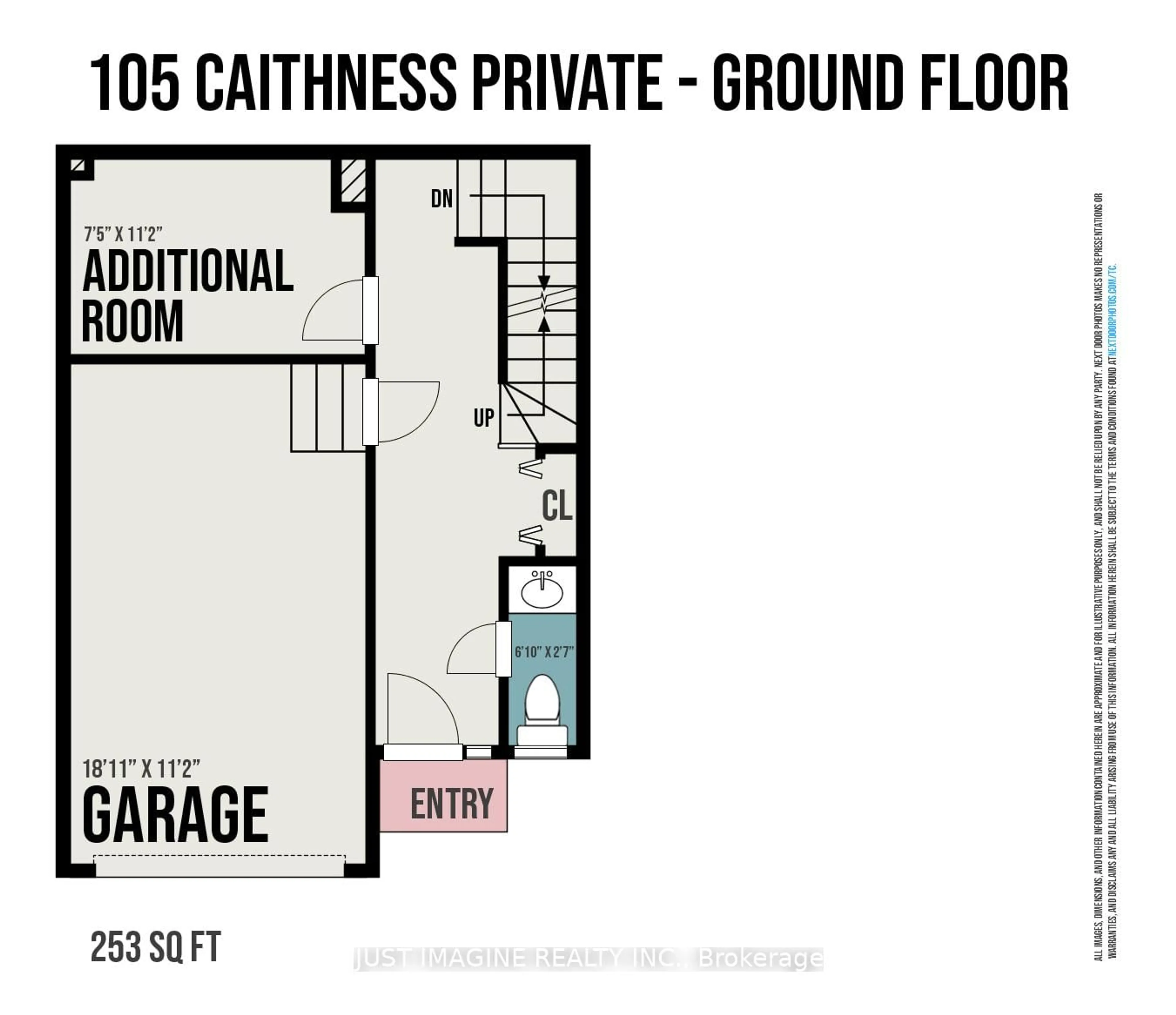Floor plan for 105 Caithness Private, Orleans Ontario K1W 0G4