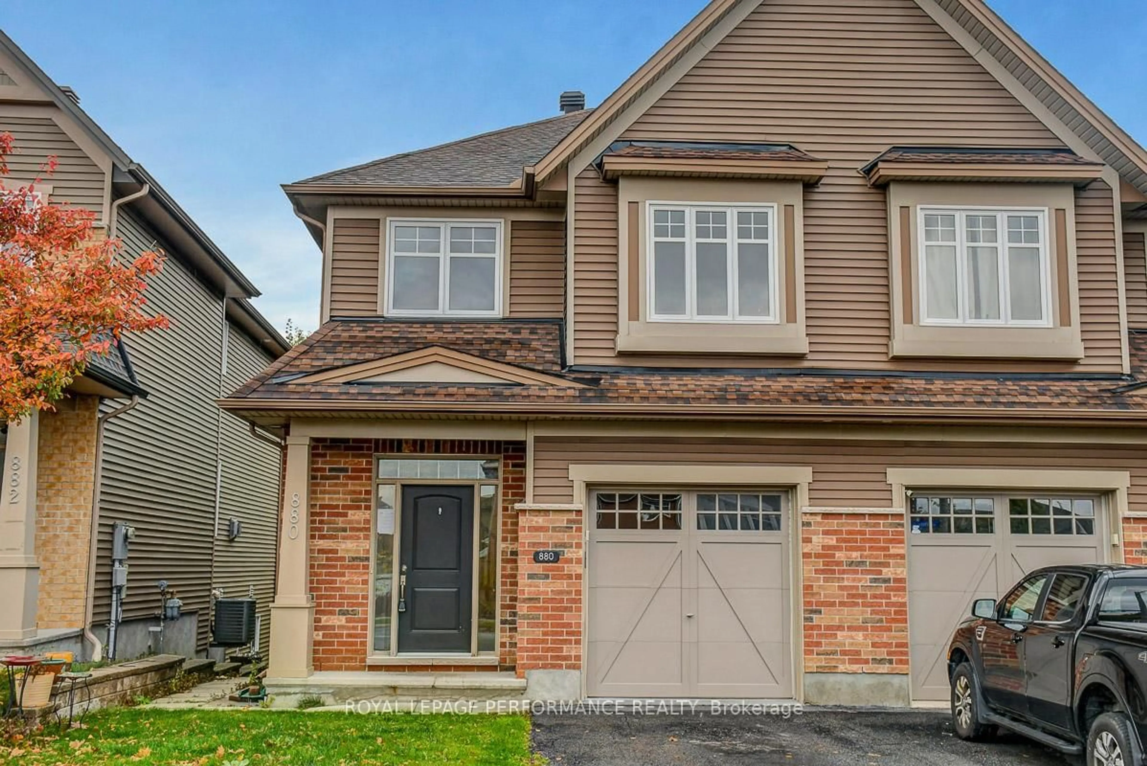 Home with brick exterior material, street for 880 White Alder Ave, Ottawa Ontario K1T 0H4