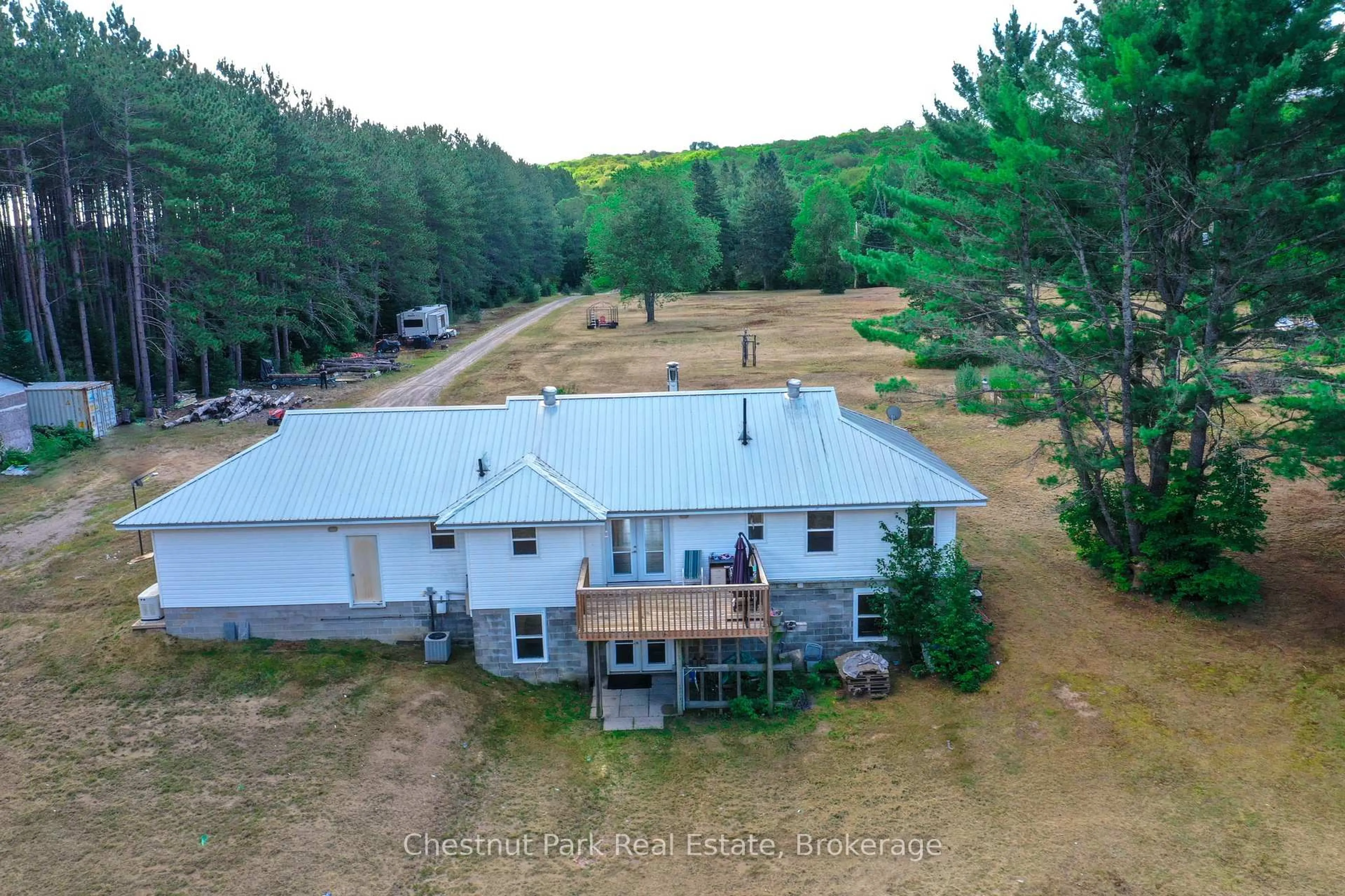 A pic from outside/outdoor area/front of a property/back of a property/a pic from drone, unknown for 158 Selena Dr, McMurrich/Monteith Ontario P0A 1Y0