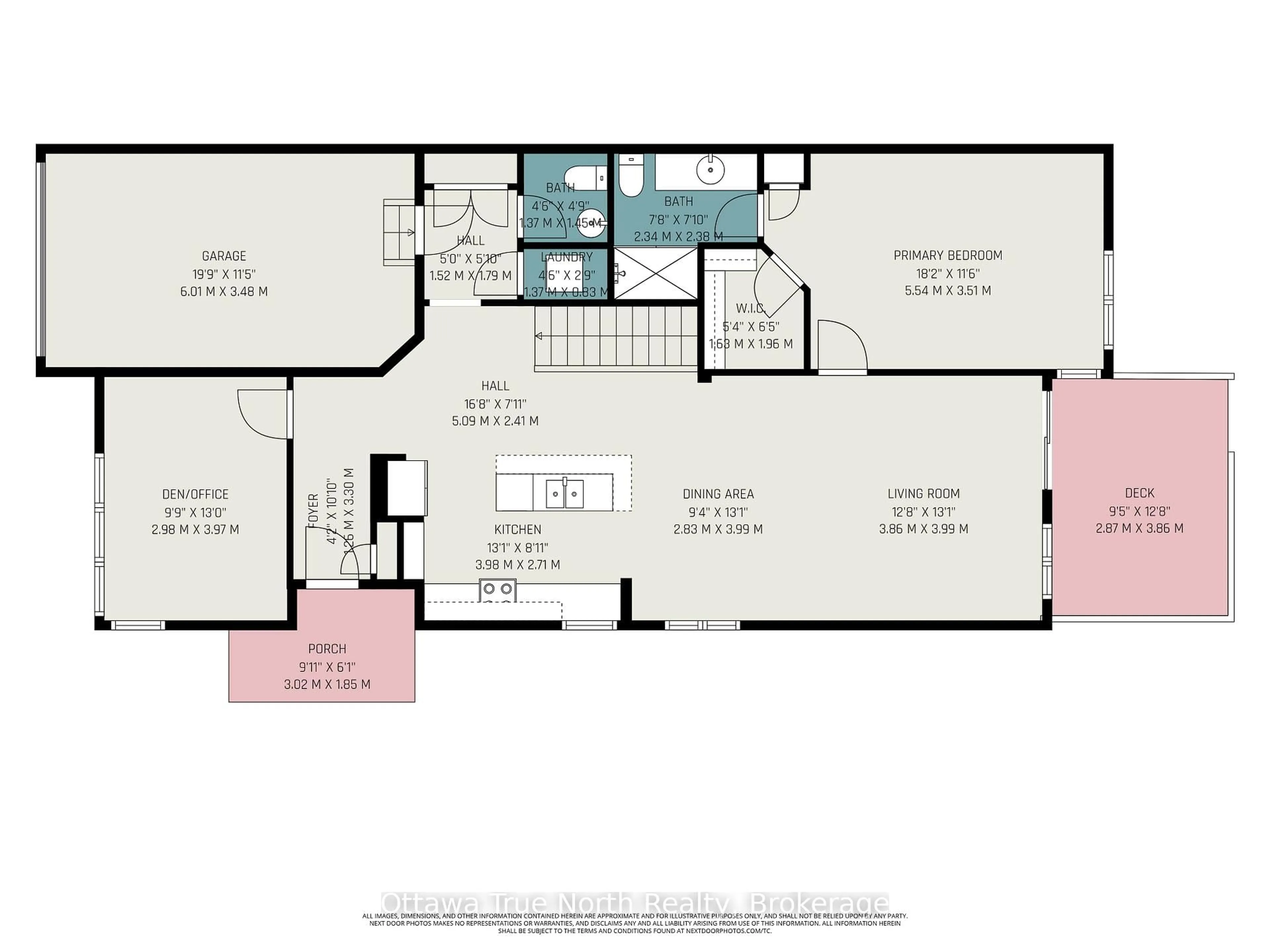 Floor plan for 271 Brambling Way, Ottawa Ontario K2J 0E4