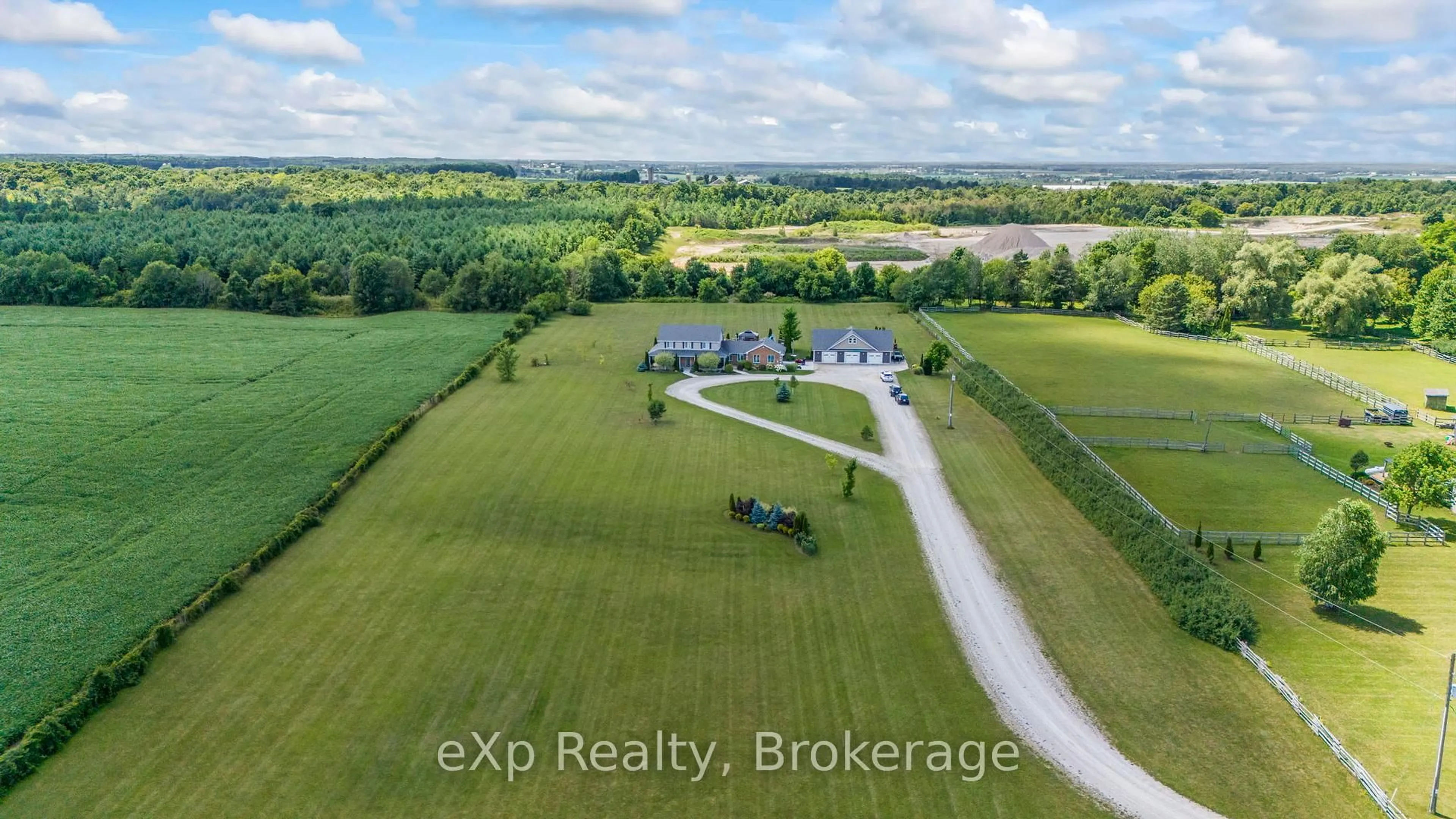 A pic from outside/outdoor area/front of a property/back of a property/a pic from drone, water/lake/river/ocean view for 014062 BRUCE COUNTY RD 10, Brockton Ontario N0G 1S0