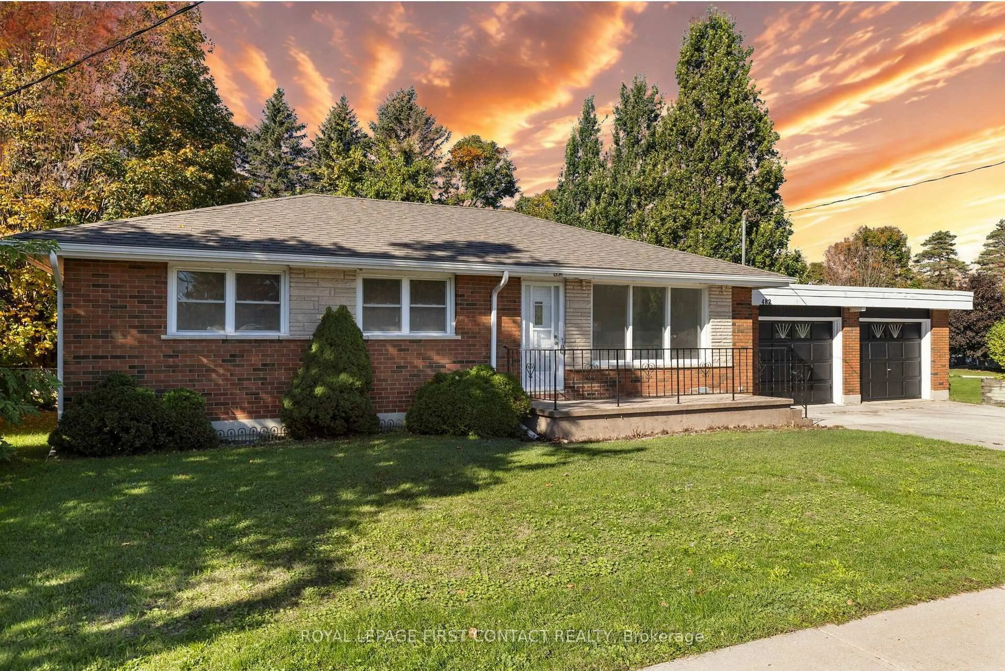 Home with brick exterior material, street for 482 St. Vincent St, Meaford Ontario N4L 1C6