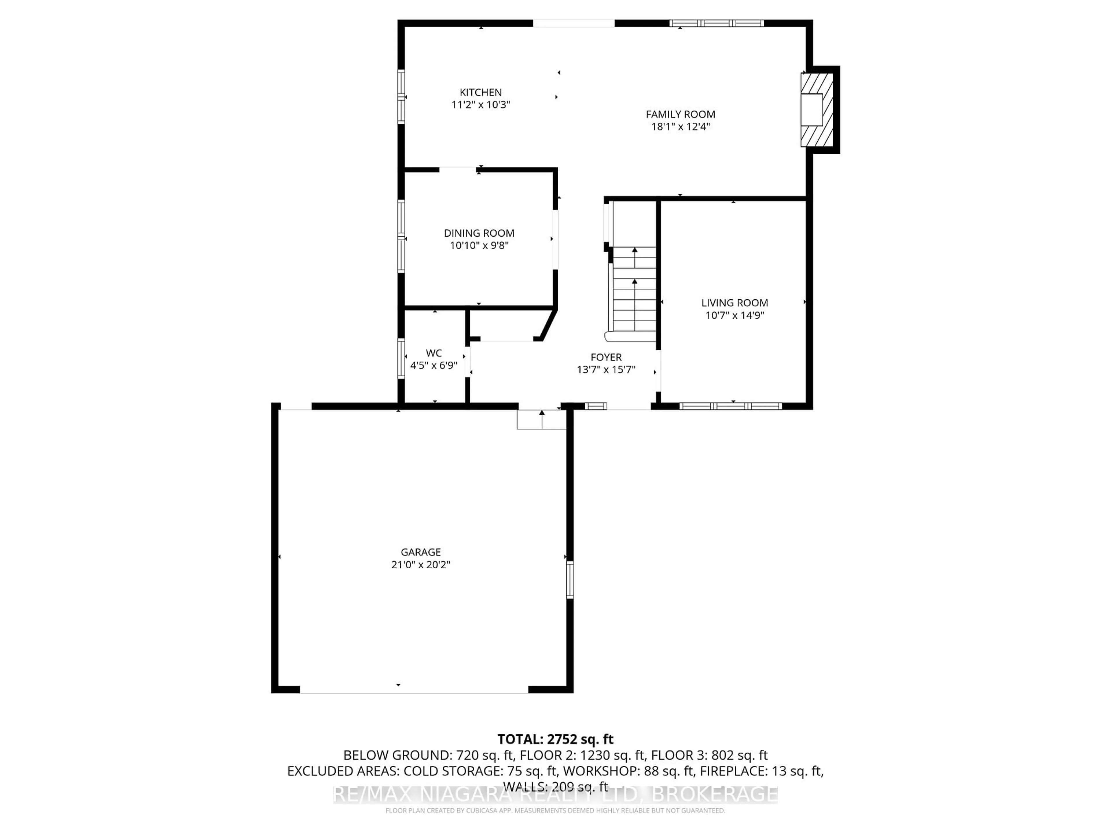 Floor plan for 3839 Northwood Dr, Niagara Falls Ontario L2H 2Y5