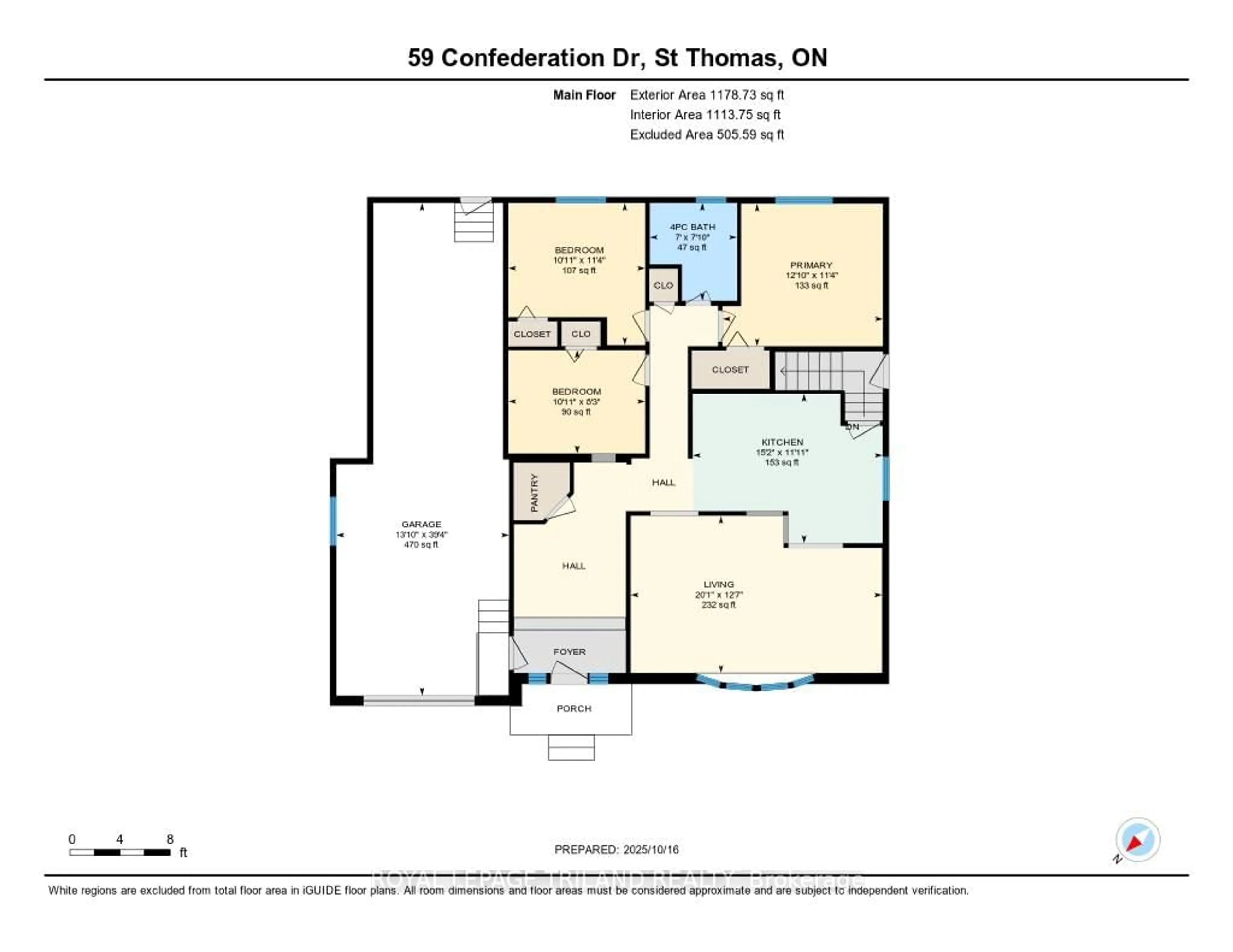 Floor plan for 59 Confederation Dr, St. Thomas Ontario N5P 3P3
