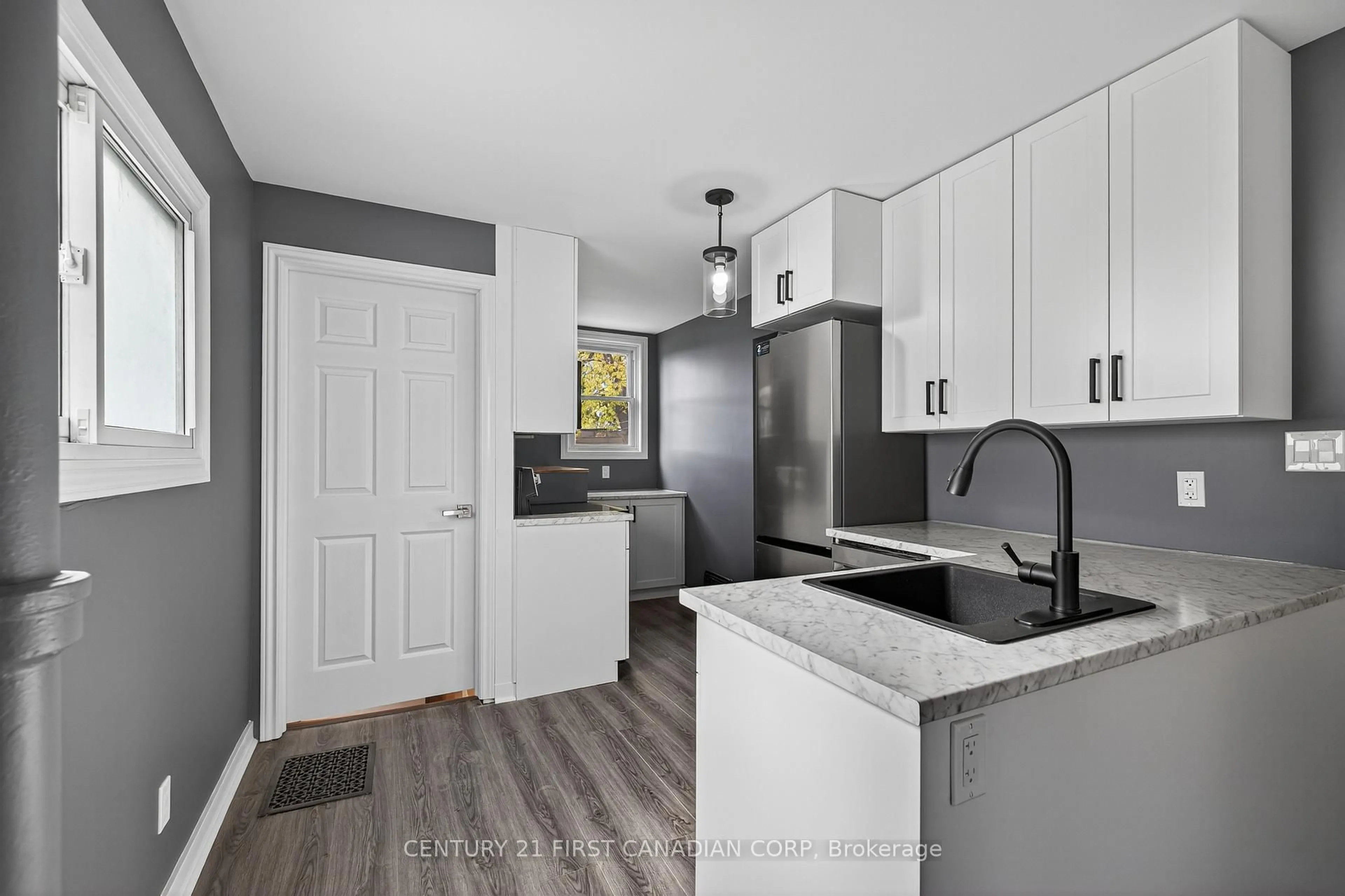 Open concept kitchen, unknown for 117 Sterling St, London East Ontario N5Y 1Y9