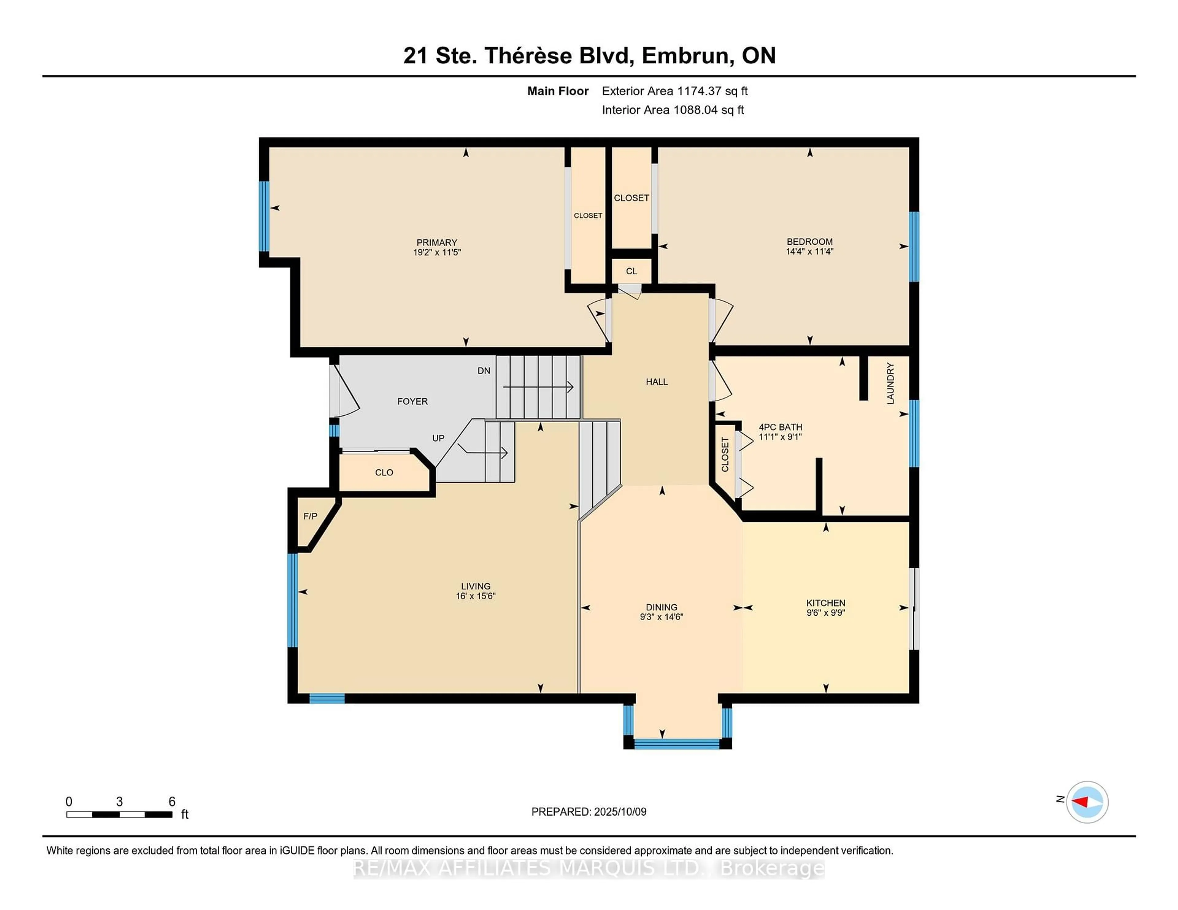 Floor plan for 21 Ste Therese Blvd, Russell Ontario K0A 1W0