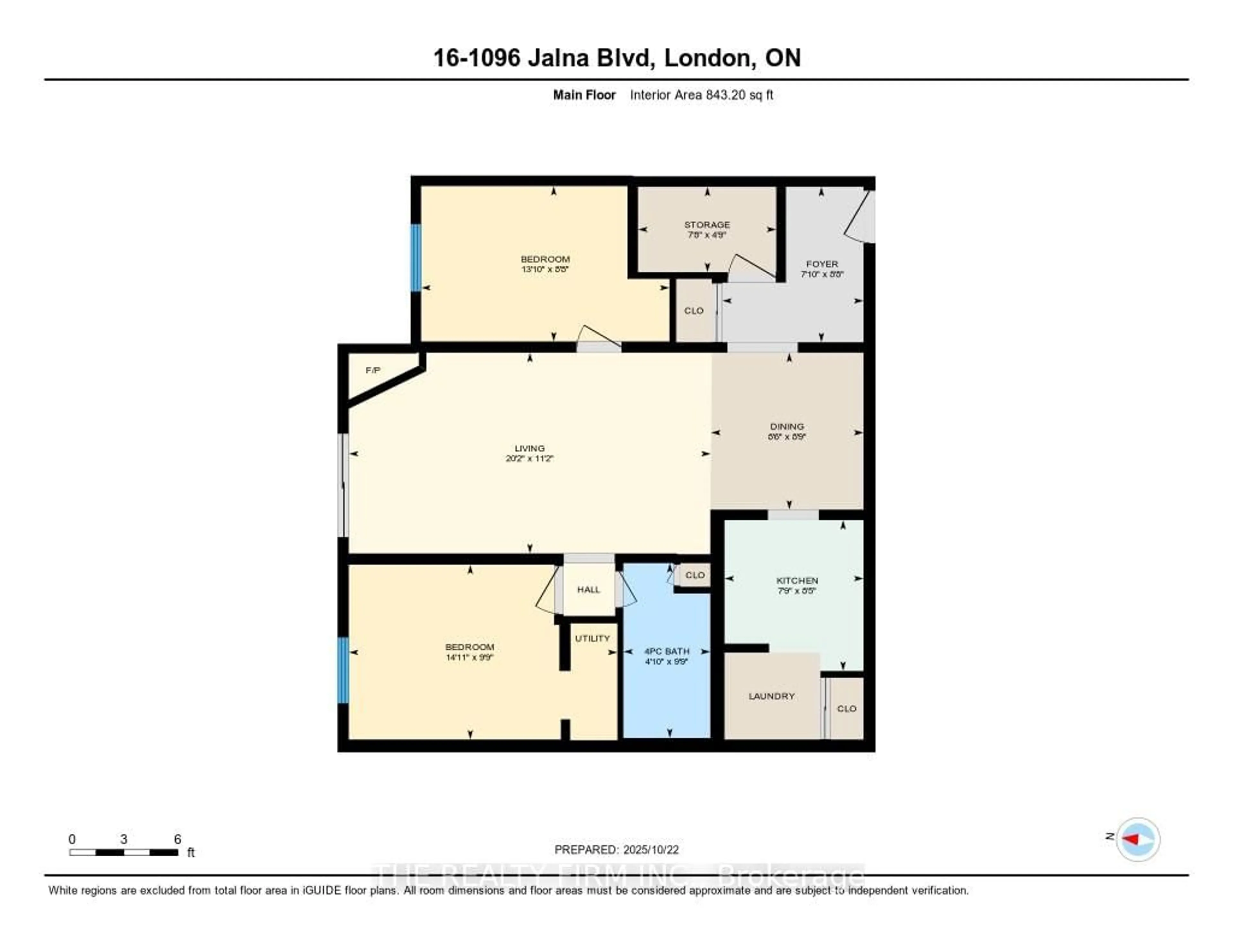 Floor plan for 1096 Jalna Blvd #16, London South Ontario N6E 3B8